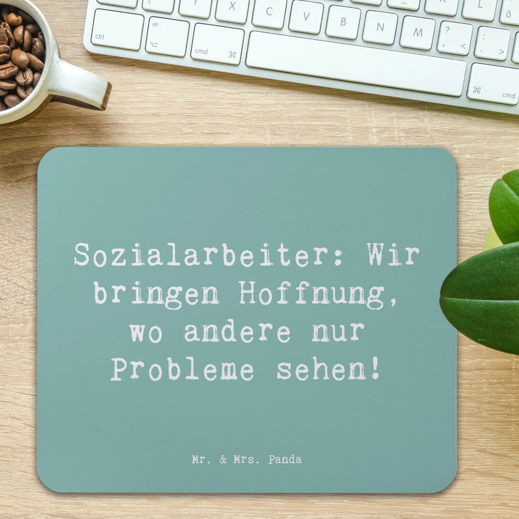 Mauspad Spruch Sozialarbeiterin Hoffnungsträger Mauspad, Mousepad, Mausunterlage, Arbeitszimmer, Büroausstattung, Computer zubehör, PC Zubehör, Einzigartiges Mauspad, Designer Mauspad, Mauspad Büro, Beruf, Ausbildung, Jubiläum, Abschied, Rente, Kollege, Kollegin, Geschenk, Schenken, Arbeitskollege, Mitarbeiter, Firma, Danke, Dankeschön