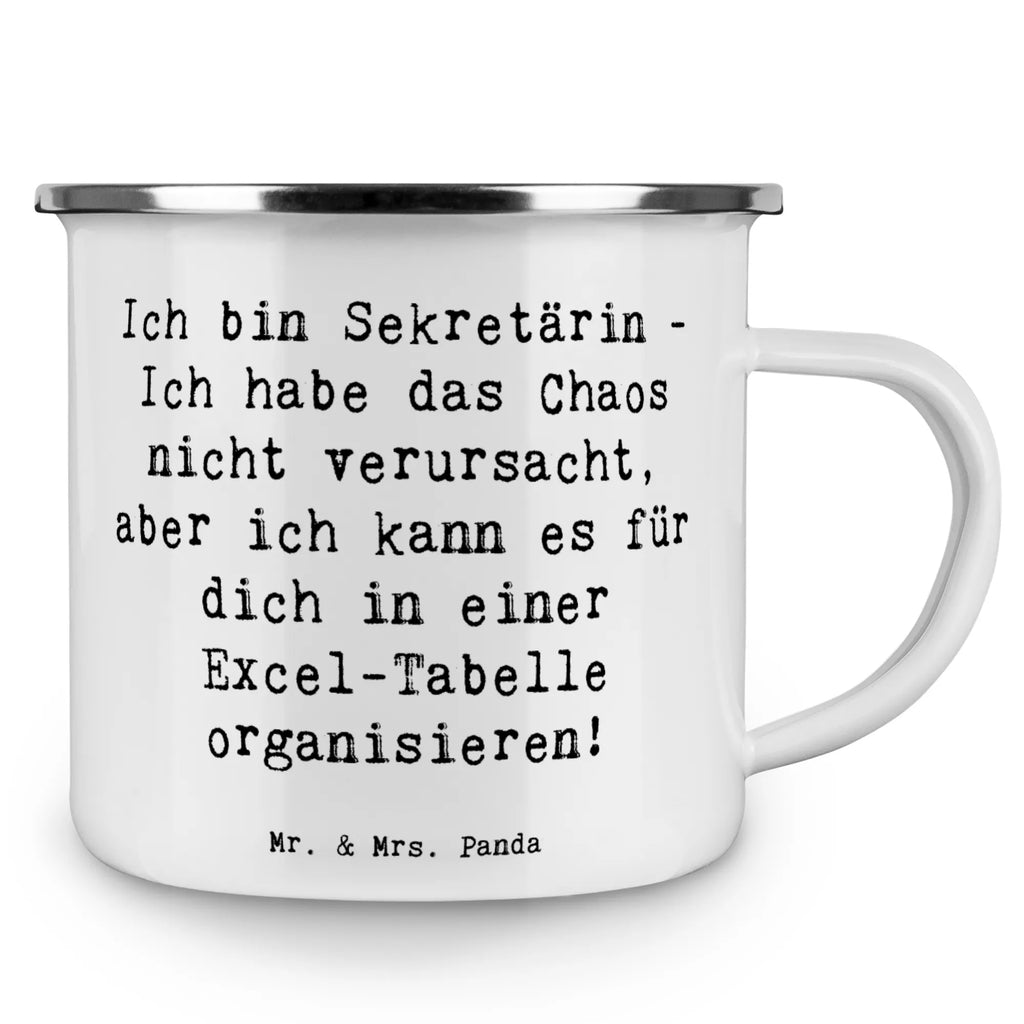 Enamel camping mug Saying Ich bin Sekretärin - Ich habe das Chaos nicht verursacht, aber ich kann es für dich in einer Excel-Tabelle organisieren! Emaille Tasse, Outdoor Tasse, Metalltasse für Camping, Emailletasse, Camping Tassen Emaille, Camping Tasse Metall, Emaille Trinkbecher, Kaffee Blechtasse, Tasse Camping, Metalltasse, Emaille Becher Camping, Campingtassen, Emaille Tasse Camping, Camping Becher, Emaille Becher, Campingtasse, Camping Tasse Emaille, Blechtasse Outdoor, Tasse Emaille, Blechtasse, Outdoor Becher, Emaille Campingbecher, Camping Becher Edelstahl, Trinkbecher, Metall Tasse, Blechtassen, Camping Tassen, Edelstahl Trinkbecher, Campingbecher, Emaille Tassen, Beruf, Ausbildung, Jubiläum, Abschied, Rente, Kollege, Kollegin, Geschenk, Schenken, Arbeitskollege, Mitarbeiter, Firma, Danke, Dankeschön