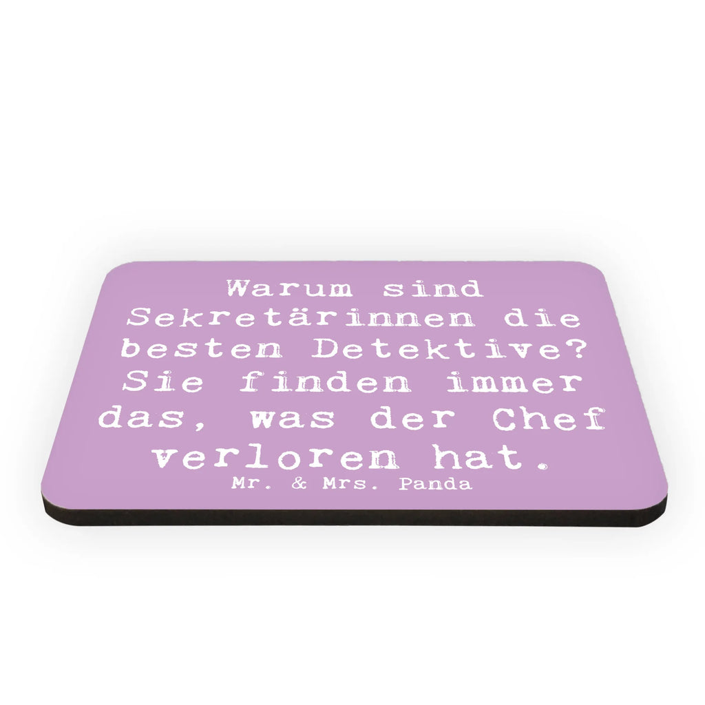 Magnet Spruch Warum sind Sekretärinnen die besten Detektive? Sie finden immer das, was der Chef verloren hat. Motivmagnete, Notiz Magnet, Kühlschrank Dekoration, Whiteboard Magnet, Pinnwandmagnet, Dekomagnet, Souvenir Magnet, Kühlschrankmagnet, Beruf, Ausbildung, Jubiläum, Abschied, Rente, Kollege, Kollegin, Geschenk, Schenken, Arbeitskollege, Mitarbeiter, Firma, Danke, Dankeschön