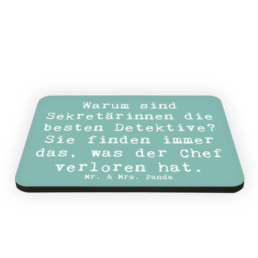Magnet Spruch Warum sind Sekretärinnen die besten Detektive? Sie finden immer das, was der Chef verloren hat. Motivmagnete, Notiz Magnet, Kühlschrank Dekoration, Whiteboard Magnet, Pinnwandmagnet, Dekomagnet, Souvenir Magnet, Kühlschrankmagnet, Beruf, Ausbildung, Jubiläum, Abschied, Rente, Kollege, Kollegin, Geschenk, Schenken, Arbeitskollege, Mitarbeiter, Firma, Danke, Dankeschön