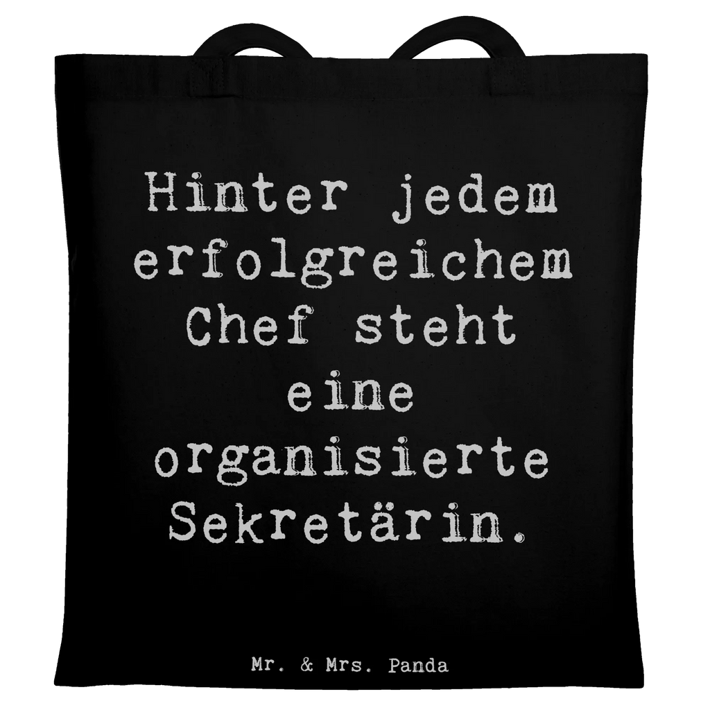 Tragetasche Spruch Hinter jedem erfolgreichem Chef steht eine organisierte Sekretärin. Einkaufstüte, Umhängetasche, Jutetasche, Stoffbeutel, Jutebeutel, Badetasche, Beutel, Laptoptasche, Strandtasche, Einkaufstasche, Tragetasche, Tasche, Stofftasche, Beuteltasche, Schultertasche, Shopper, Beruf, Ausbildung, Jubiläum, Abschied, Rente, Kollege, Kollegin, Geschenk, Schenken, Arbeitskollege, Mitarbeiter, Firma, Danke, Dankeschön