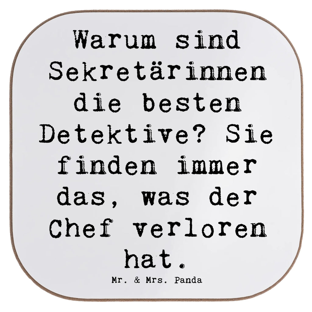 Square coaster Saying Warum sind Sekretärinnen die besten Detektive? Sie finden immer das, was der Chef verloren hat. Tassen Untersetzer, Untersetzer Design, Untersetzer für Gläser, Holzuntersetzer, Glasuntersetzer, Bierdeckel, Untersetzer Holz, Untersetzer, Korkuntersetzer, Getränkeuntersetzer, Untersetzer Gläser, Untersetzer aus Holz, Beruf, Ausbildung, Jubiläum, Abschied, Rente, Kollege, Kollegin, Geschenk, Schenken, Arbeitskollege, Mitarbeiter, Firma, Danke, Dankeschön