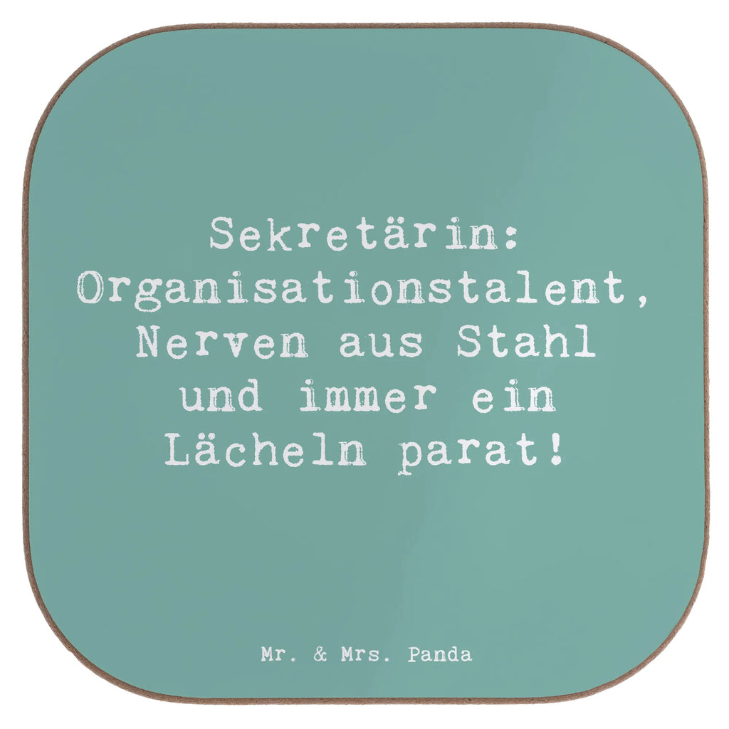 Square coaster Saying Sekretärin: Organisationstalent, Nerven aus Stahl und immer ein Lächeln parat! Tassen Untersetzer, Korkuntersetzer, Untersetzer Holz, Getränkeuntersetzer, Untersetzer, Untersetzer aus Holz, Bierdeckel, Glasuntersetzer, Holzuntersetzer, Untersetzer für Gläser, Untersetzer Design, Untersetzer Gläser, Beruf, Ausbildung, Jubiläum, Abschied, Rente, Kollege, Kollegin, Geschenk, Schenken, Arbeitskollege, Mitarbeiter, Firma, Danke, Dankeschön