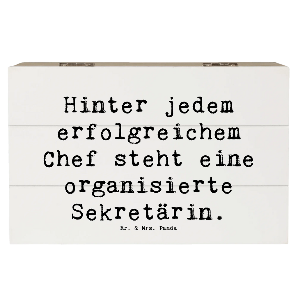 Holzkiste Spruch Hinter jedem erfolgreichem Chef steht eine organisierte Sekretärin. Geschenkdose, Holzkiste, Truhe, Schatzkiste, Aufbewahrungsbox, Kiste, Schatulle, Erinnerungsbox, Geschenkbox, Erinnerungskiste, Dekokiste, XXL, Beruf, Ausbildung, Jubiläum, Abschied, Rente, Kollege, Kollegin, Geschenk, Schenken, Arbeitskollege, Mitarbeiter, Firma, Danke, Dankeschön