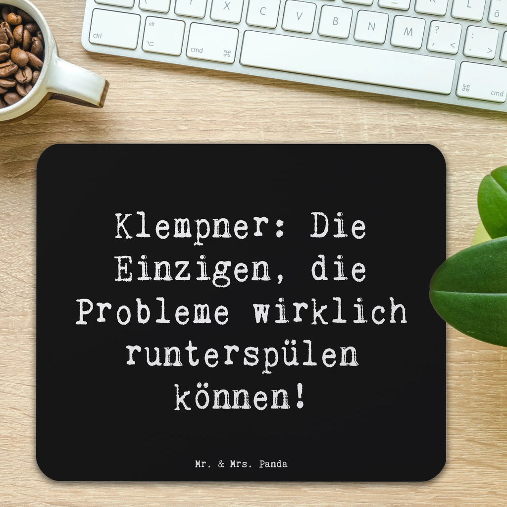 Mouse mat Saying Klempner: Die Einzigen, die Probleme wirklich runterspülen können! Mauspad Büro, Büroausstattung, Mousepad, Computer zubehör, Mauspad, Einzigartiges Mauspad, PC Zubehör, Mausunterlage, Arbeitszimmer, Designer Mauspad, Beruf, Ausbildung, Jubiläum, Abschied, Rente, Kollege, Kollegin, Geschenk, Schenken, Arbeitskollege, Mitarbeiter, Firma, Danke, Dankeschön