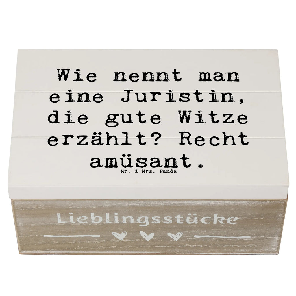 Wooden chest Saying Wie nennt man eine Juristin, die gute Witze erzählt? Recht amüsant. Schatzkiste, Erinnerungskiste, Dekokiste, Aufbewahrungsbox, Kiste, Geschenkdose, Holzkiste, XXL, Truhe, Schatulle, Erinnerungsbox, Geschenkbox, Beruf, Ausbildung, Jubiläum, Abschied, Rente, Kollege, Kollegin, Geschenk, Schenken, Arbeitskollege, Mitarbeiter, Firma, Danke, Dankeschön