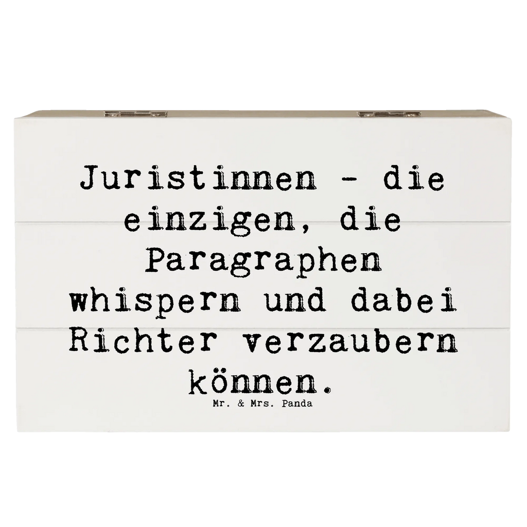 Wooden chest Saying Juristinnen - die einzigen, die Paragraphen whispern und dabei Richter verzaubern können. Holzkiste, Erinnerungskiste, Dekokiste, Schatzkiste, Geschenkdose, Truhe, Erinnerungsbox, Geschenkbox, XXL, Kiste, Aufbewahrungsbox, Schatulle, Beruf, Ausbildung, Jubiläum, Abschied, Rente, Kollege, Kollegin, Geschenk, Schenken, Arbeitskollege, Mitarbeiter, Firma, Danke, Dankeschön