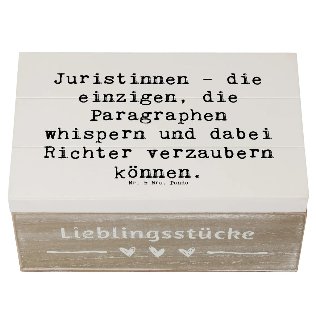 Wooden chest Saying Juristinnen - die einzigen, die Paragraphen whispern und dabei Richter verzaubern können. Holzkiste, Erinnerungskiste, Dekokiste, Schatzkiste, Geschenkdose, Truhe, Erinnerungsbox, Geschenkbox, XXL, Kiste, Aufbewahrungsbox, Schatulle, Beruf, Ausbildung, Jubiläum, Abschied, Rente, Kollege, Kollegin, Geschenk, Schenken, Arbeitskollege, Mitarbeiter, Firma, Danke, Dankeschön