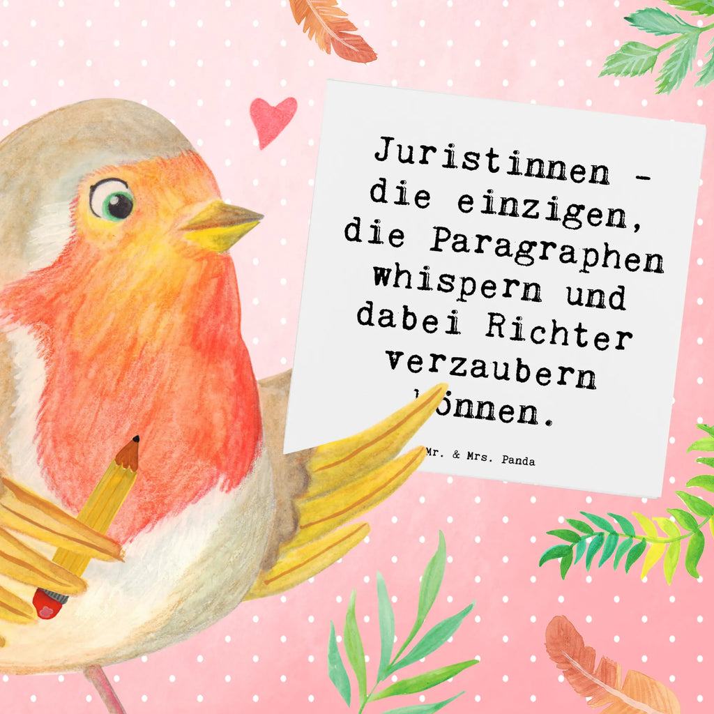 Deluxe Card Saying Juristinnen - die einzigen, die Paragraphen whispern und dabei Richter verzaubern können. Karte, Grußkarte, Hochwertige Klappkarte, Einladungskarte, Hochwertige Grußkarte, Geburtstagskarte, Hochzeitskarte, Klappkarte, Glückwunschkarte, Beruf, Ausbildung, Jubiläum, Abschied, Rente, Kollege, Kollegin, Geschenk, Schenken, Arbeitskollege, Mitarbeiter, Firma, Danke, Dankeschön