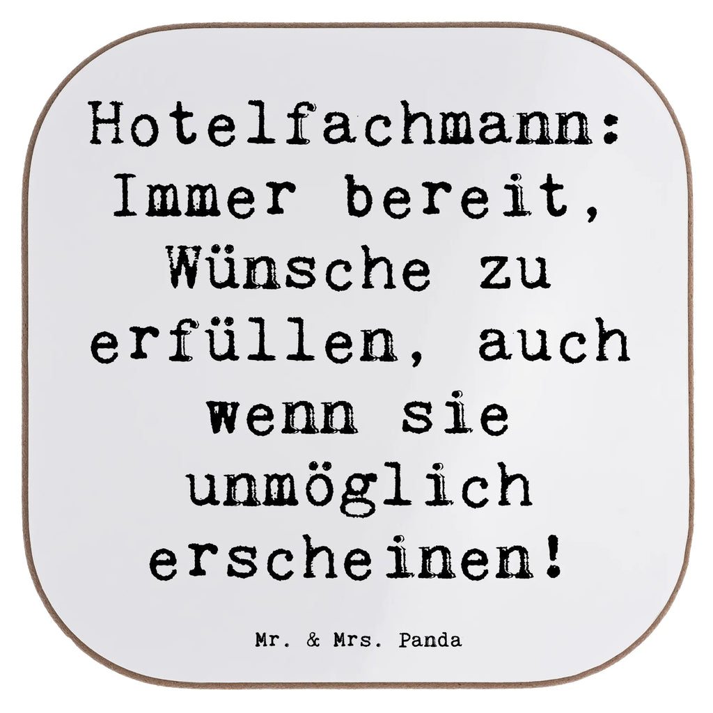 Square coaster Saying Hotelfachmann: Immer bereit, Wünsche zu erfüllen, auch wenn sie unmöglich erscheinen! Tassen Untersetzer, Untersetzer Gläser, Holzuntersetzer, Korkuntersetzer, Glasuntersetzer, Untersetzer für Gläser, Untersetzer Design, Untersetzer, Untersetzer aus Holz, Bierdeckel, Untersetzer Holz, Getränkeuntersetzer, Beruf, Ausbildung, Jubiläum, Abschied, Rente, Kollege, Kollegin, Geschenk, Schenken, Arbeitskollege, Mitarbeiter, Firma, Danke, Dankeschön