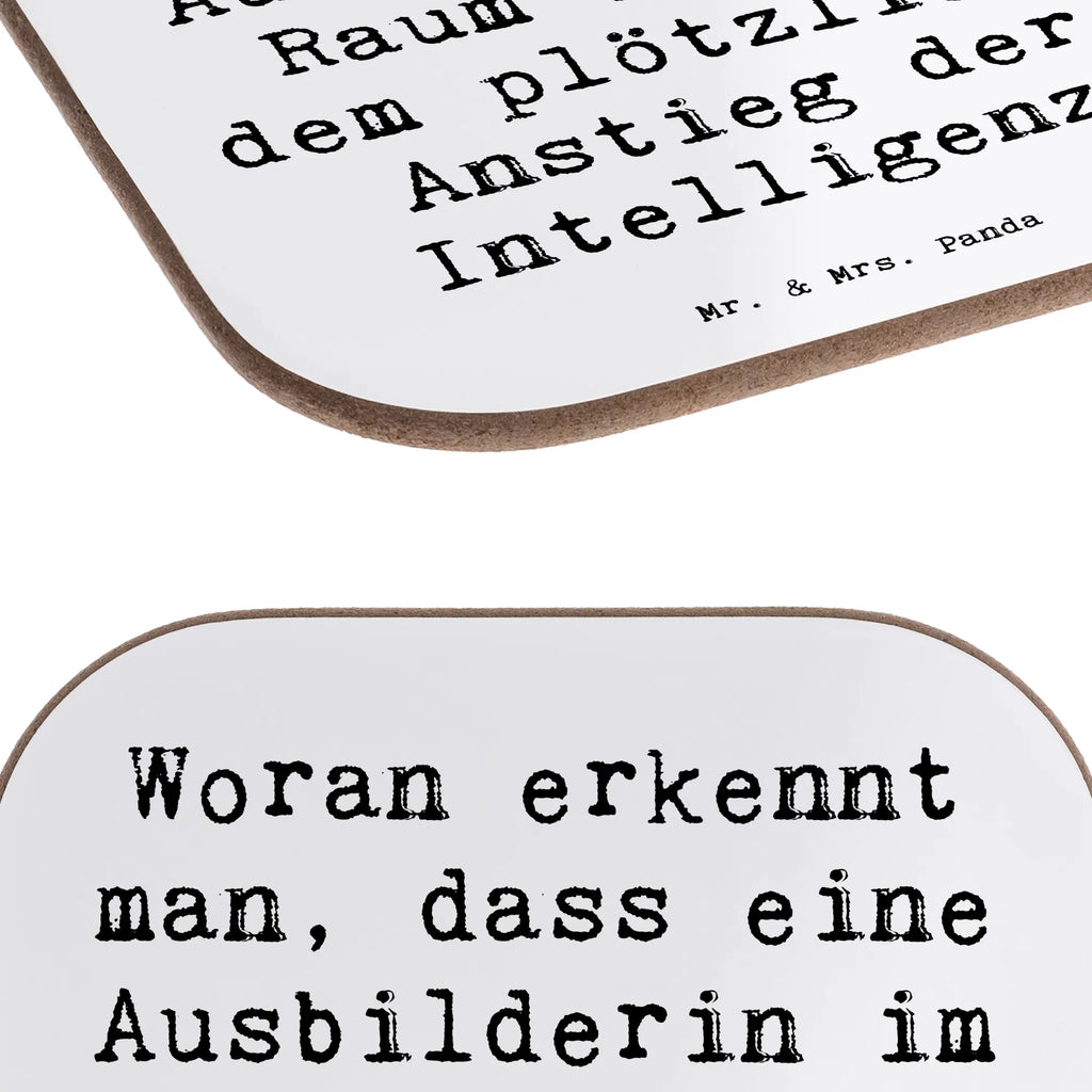 Untersetzer Spruch Woran erkennt man, dass eine Ausbilderin im Raum ist? An dem plötzlichen Anstieg der Intelligenz! Untersetzer für Gläser, Tassen Untersetzer, Untersetzer Holz, Untersetzer Design, Holzuntersetzer, Glasuntersetzer, Untersetzer, Untersetzer Gläser, Untersetzer aus Holz, Bierdeckel, Korkuntersetzer, Getränkeuntersetzer, Beruf, Ausbildung, Jubiläum, Abschied, Rente, Kollege, Kollegin, Geschenk, Schenken, Arbeitskollege, Mitarbeiter, Firma, Danke, Dankeschön