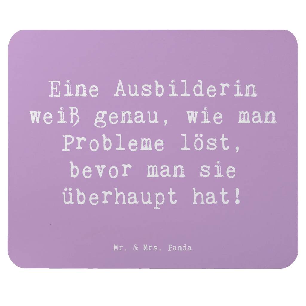 Mouse mat Saying Eine Ausbilderin weiß genau, wie man Probleme löst, bevor man sie überhaupt hat! Arbeitszimmer, Designer Mauspad, Mauspad, Einzigartiges Mauspad, Mousepad, Computer zubehör, Mausunterlage, PC Zubehör, Mauspad Büro, Büroausstattung, Beruf, Ausbildung, Jubiläum, Abschied, Rente, Kollege, Kollegin, Geschenk, Schenken, Arbeitskollege, Mitarbeiter, Firma, Danke, Dankeschön