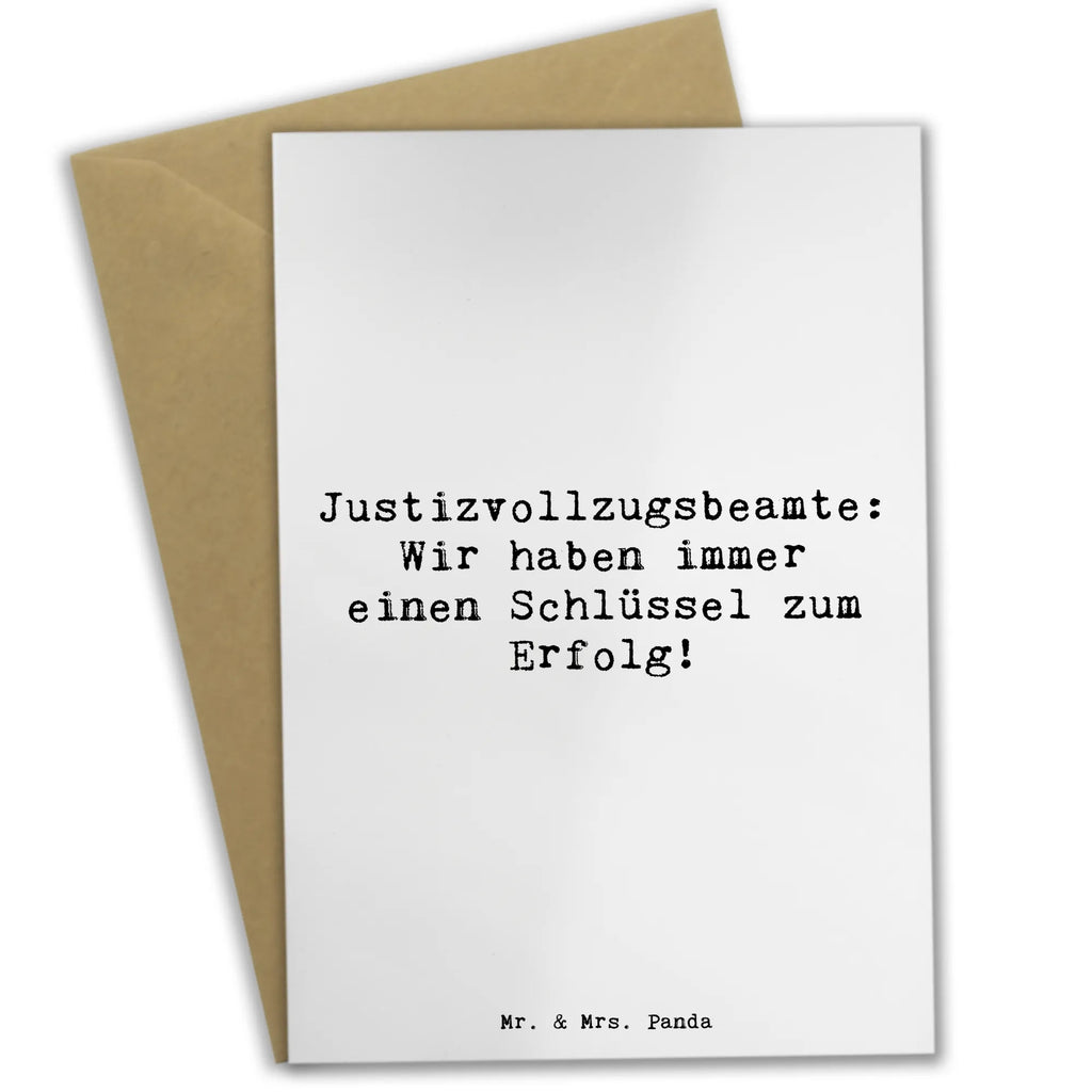 Greetings card Saying Justizvollzugsbeamte: Wir haben immer einen Schlüssel zum Erfolg! Glückwunschkarte, Hochzeitskarte, Geburtstagskarte, Klappkarte, Ansichtskarten, Karte, Grußkarte, Einladungskarte, Beruf, Ausbildung, Jubiläum, Abschied, Rente, Kollege, Kollegin, Geschenk, Schenken, Arbeitskollege, Mitarbeiter, Firma, Danke, Dankeschön