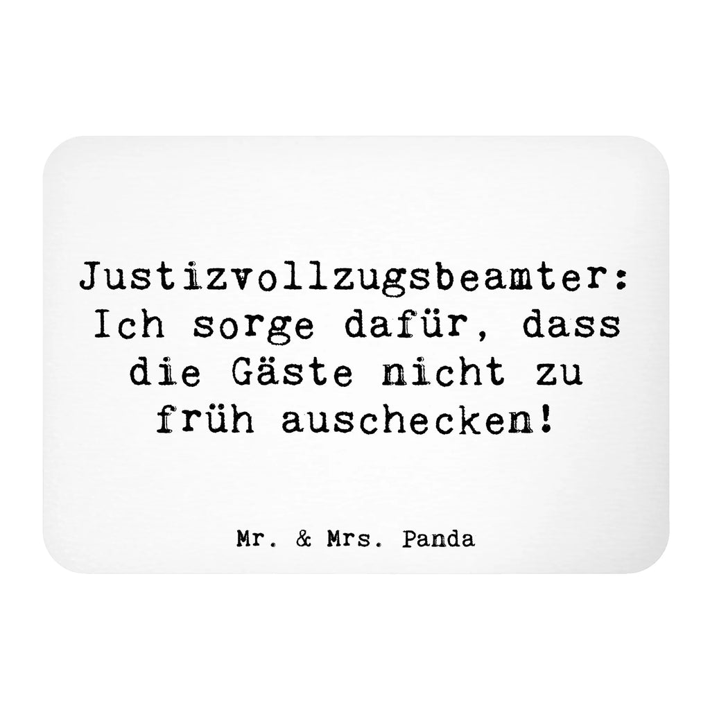 Magnet Spruch Justizvollzugsbeamter: Ich sorge dafür, dass die Gäste nicht zu früh auschecken! Whiteboard Magnet, Pinnwandmagnet, Souvenir Magnet, Kühlschrank Dekoration, Motivmagnete, Notiz Magnet, Kühlschrankmagnet, Dekomagnet, Beruf, Ausbildung, Jubiläum, Abschied, Rente, Kollege, Kollegin, Geschenk, Schenken, Arbeitskollege, Mitarbeiter, Firma, Danke, Dankeschön