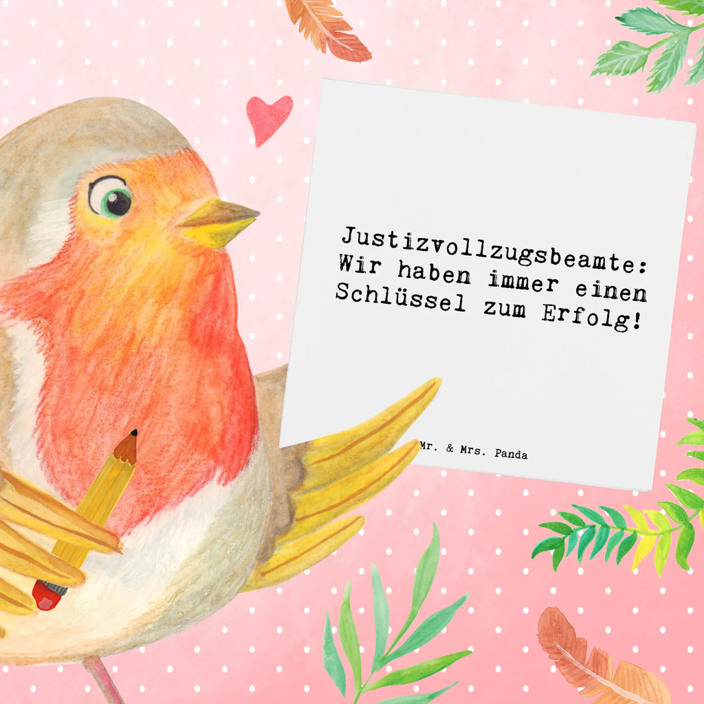 Deluxe Card Saying Justizvollzugsbeamte: Wir haben immer einen Schlüssel zum Erfolg! Glückwunschkarte, Einladungskarte, Hochwertige Klappkarte, Grußkarte, Hochzeitskarte, Hochwertige Grußkarte, Klappkarte, Karte, Geburtstagskarte, Beruf, Ausbildung, Jubiläum, Abschied, Rente, Kollege, Kollegin, Geschenk, Schenken, Arbeitskollege, Mitarbeiter, Firma, Danke, Dankeschön