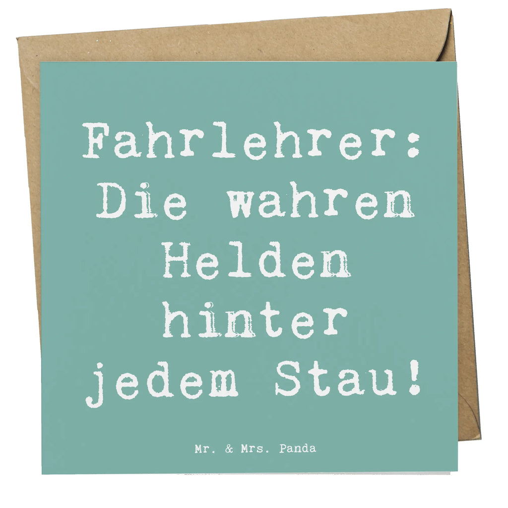 Deluxe Card Saying Fahrlehrer: Die wahren Helden hinter jedem Stau! Karte, Glückwunschkarte, Klappkarte, Hochwertige Grußkarte, Einladungskarte, Hochwertige Klappkarte, Hochzeitskarte, Grußkarte, Geburtstagskarte, Beruf, Ausbildung, Jubiläum, Abschied, Rente, Kollege, Kollegin, Geschenk, Schenken, Arbeitskollege, Mitarbeiter, Firma, Danke, Dankeschön