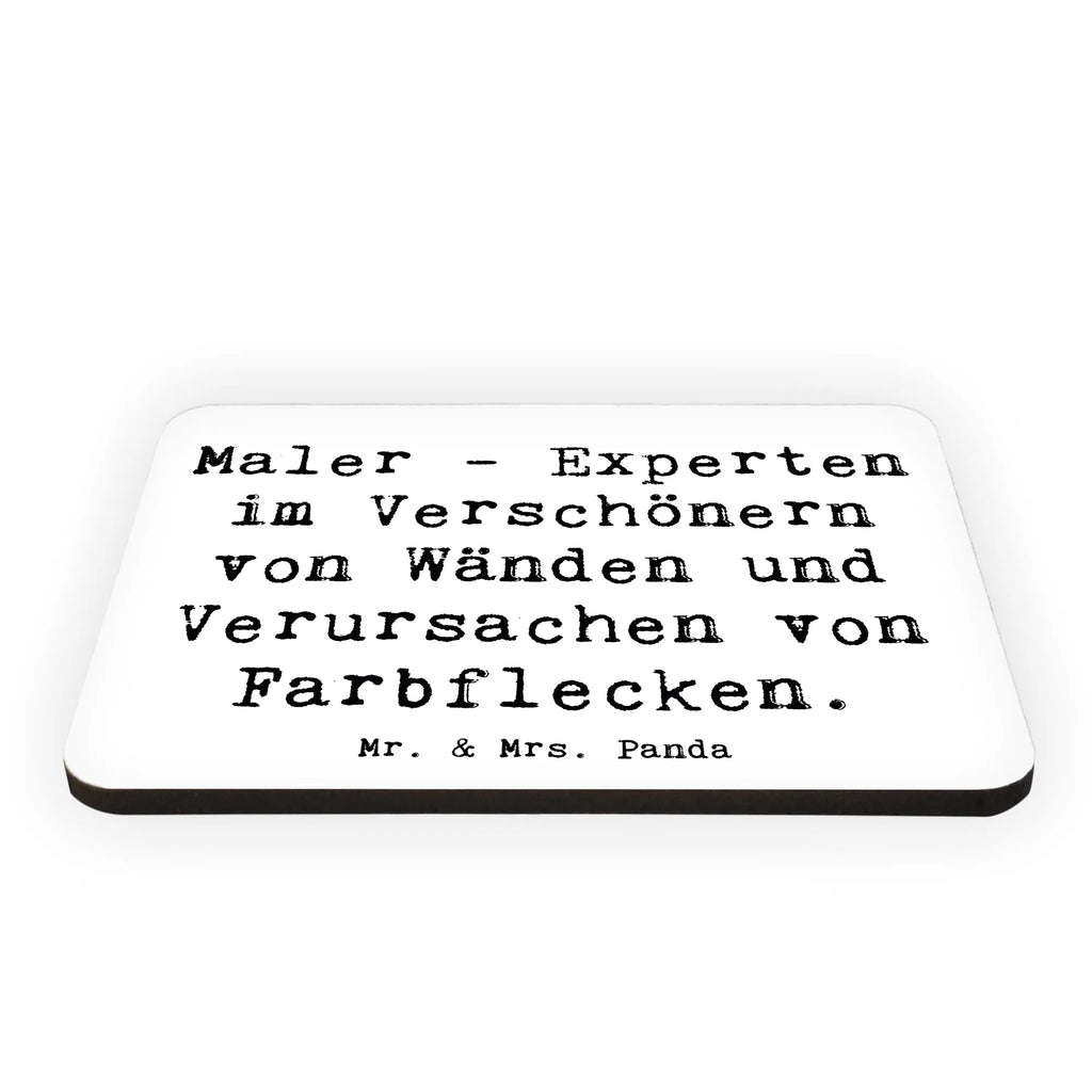 Magnet Spruch Maler - Experten im Verschönern von Wänden und Verursachen von Farbflecken. Souvenir Magnet, Motivmagnete, Notiz Magnet, Pinnwandmagnet, Dekomagnet, Kühlschrank Dekoration, Whiteboard Magnet, Kühlschrankmagnet, Beruf, Ausbildung, Jubiläum, Abschied, Rente, Kollege, Kollegin, Geschenk, Schenken, Arbeitskollege, Mitarbeiter, Firma, Danke, Dankeschön
