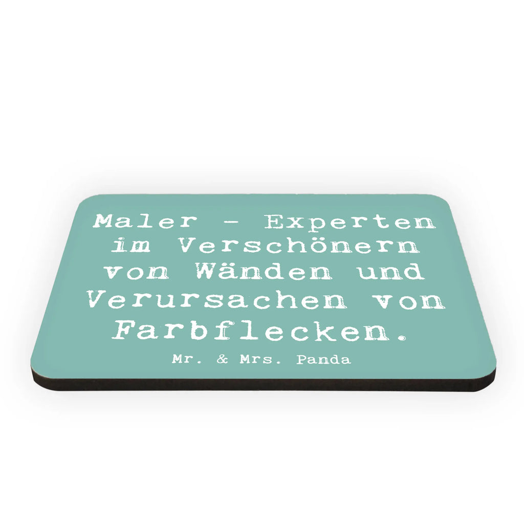 Magnet Spruch Maler - Experten im Verschönern von Wänden und Verursachen von Farbflecken. Souvenir Magnet, Motivmagnete, Notiz Magnet, Pinnwandmagnet, Dekomagnet, Kühlschrank Dekoration, Whiteboard Magnet, Kühlschrankmagnet, Beruf, Ausbildung, Jubiläum, Abschied, Rente, Kollege, Kollegin, Geschenk, Schenken, Arbeitskollege, Mitarbeiter, Firma, Danke, Dankeschön