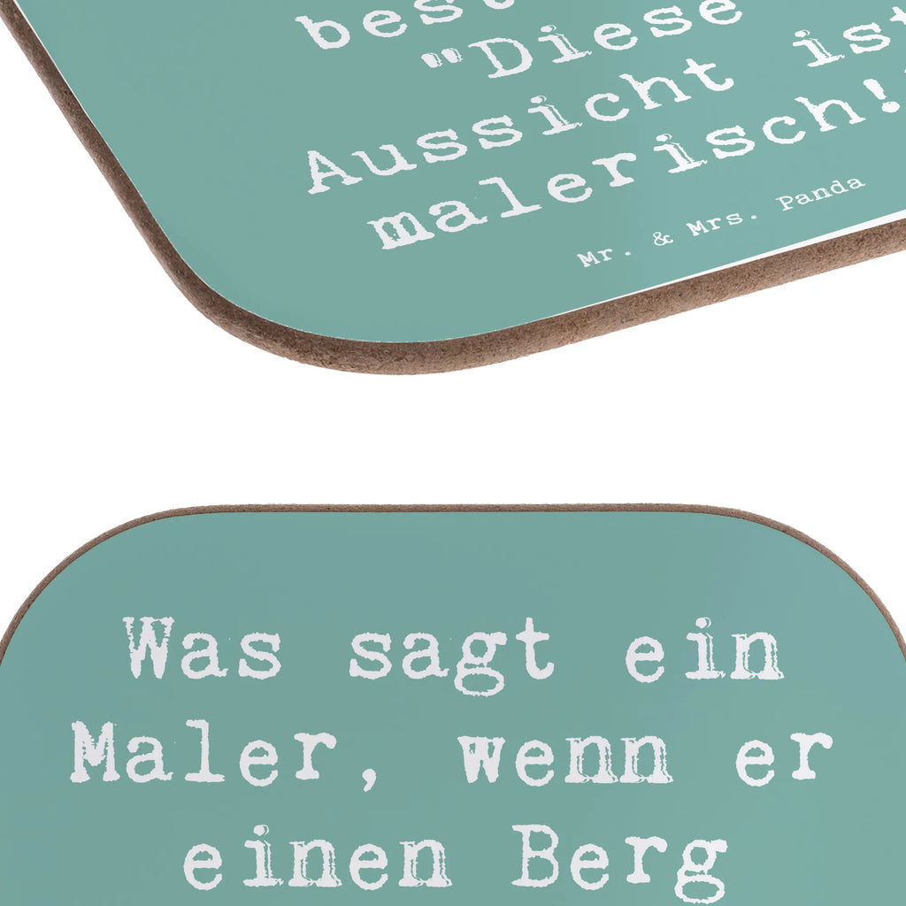 Square coaster Saying Was sagt ein Maler, wenn er einen Berg besteigt? "Diese Aussicht ist malerisch!" Tassen Untersetzer, Bierdeckel, Untersetzer aus Holz, Untersetzer Gläser, Untersetzer für Gläser, Getränkeuntersetzer, Glasuntersetzer, Untersetzer, Korkuntersetzer, Holzuntersetzer, Untersetzer Holz, Untersetzer Design, Beruf, Ausbildung, Jubiläum, Abschied, Rente, Kollege, Kollegin, Geschenk, Schenken, Arbeitskollege, Mitarbeiter, Firma, Danke, Dankeschön