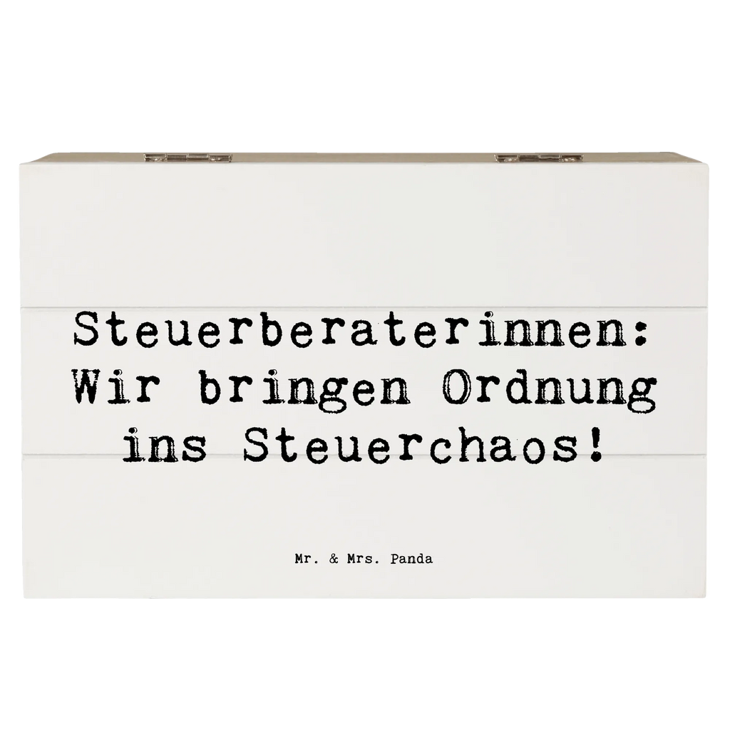 Holzkiste Spruch Steuerberaterinnen: Wir bringen Ordnung ins Steuerchaos! Aufbewahrungsbox, XXL, Dekokiste, Erinnerungsbox, Truhe, Holzkiste, Kiste, Schatulle, Geschenkbox, Schatzkiste, Erinnerungskiste, Geschenkdose, Beruf, Ausbildung, Jubiläum, Abschied, Rente, Kollege, Kollegin, Geschenk, Schenken, Arbeitskollege, Mitarbeiter, Firma, Danke, Dankeschön