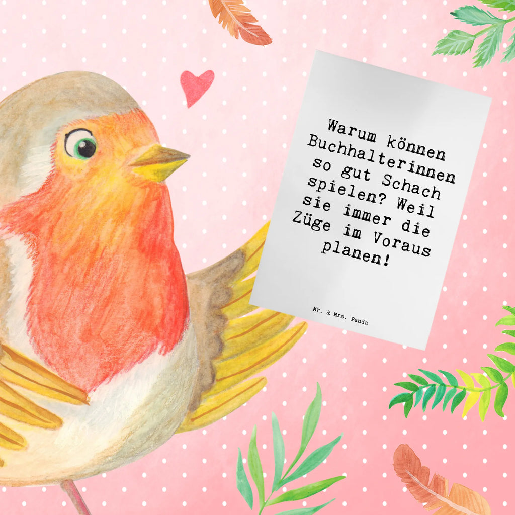 Grußkarte Spruch Warum können Buchhalterinnen so gut Schach spielen? Weil sie immer die Züge im Voraus planen! Hochzeitskarte, Glückwunschkarte, Ansichtskarten, Einladungskarte, Geburtstagskarte, Karte, Grußkarte, Klappkarte, Beruf, Ausbildung, Jubiläum, Abschied, Rente, Kollege, Kollegin, Geschenk, Schenken, Arbeitskollege, Mitarbeiter, Firma, Danke, Dankeschön
