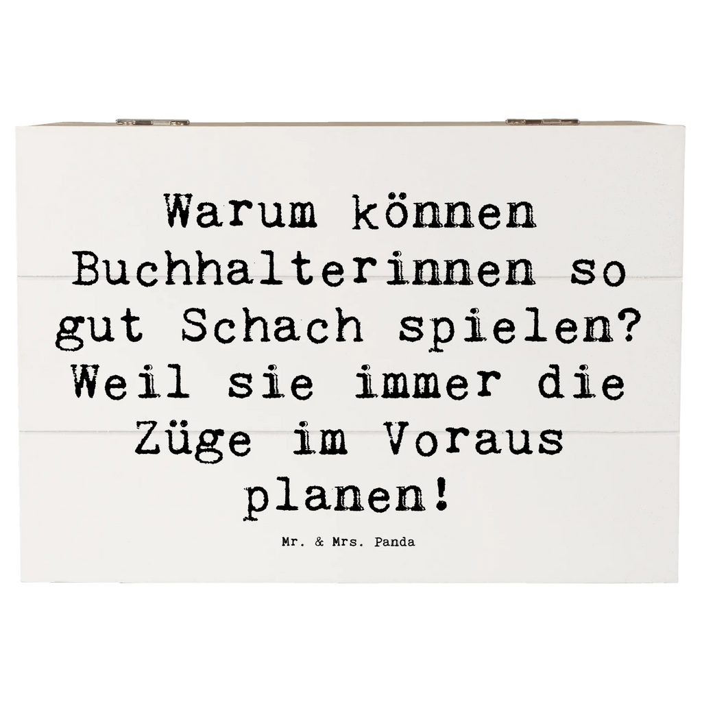 Holzkiste Spruch Warum können Buchhalterinnen so gut Schach spielen? Weil sie immer die Züge im Voraus planen! Holzkiste, Aufbewahrungsbox, Kiste, Geschenkdose, Geschenkbox, Erinnerungskiste, Dekokiste, Schatzkiste, Schatulle, Truhe, XXL, Erinnerungsbox, Beruf, Ausbildung, Jubiläum, Abschied, Rente, Kollege, Kollegin, Geschenk, Schenken, Arbeitskollege, Mitarbeiter, Firma, Danke, Dankeschön