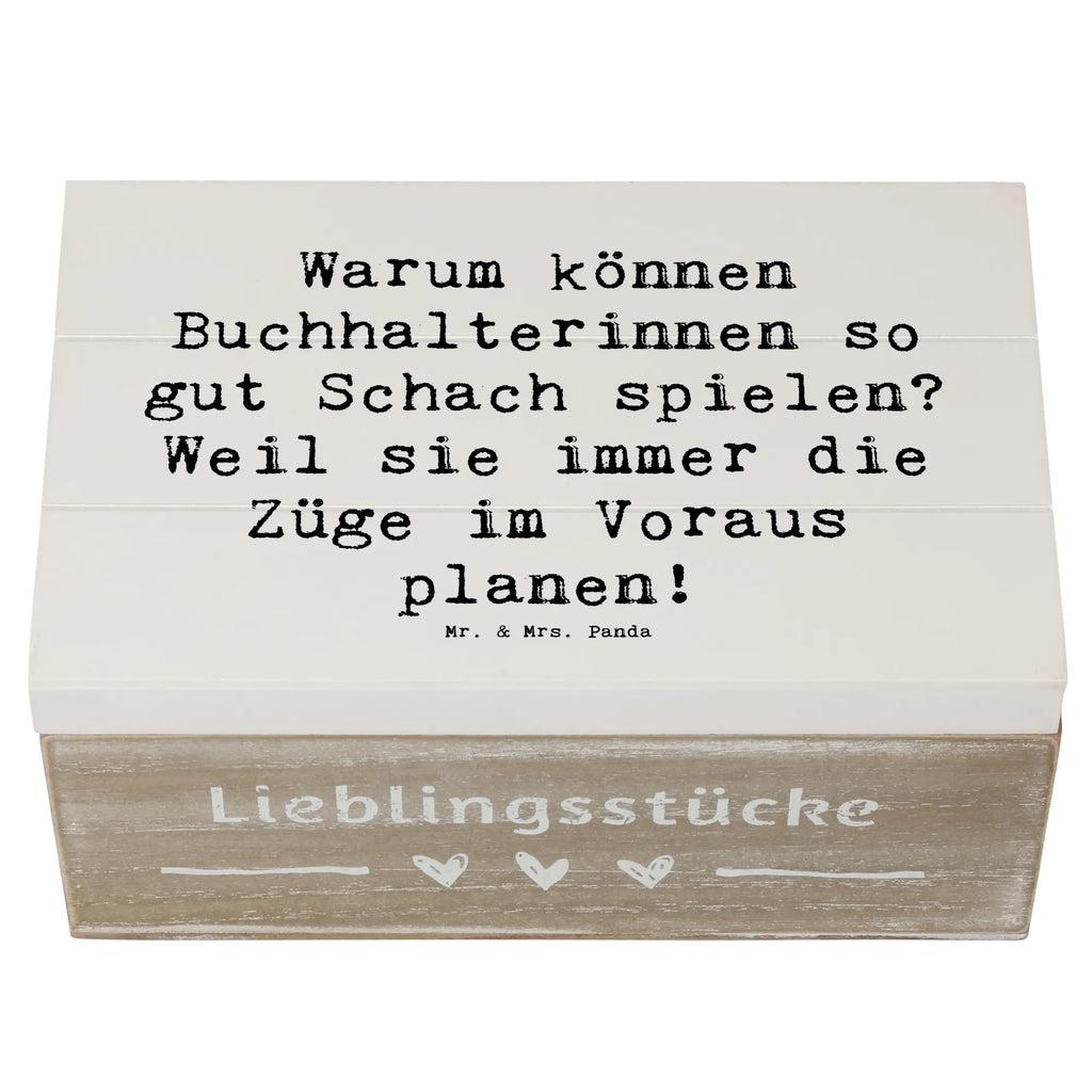 Holzkiste Spruch Warum können Buchhalterinnen so gut Schach spielen? Weil sie immer die Züge im Voraus planen! Holzkiste, Aufbewahrungsbox, Kiste, Geschenkdose, Geschenkbox, Erinnerungskiste, Dekokiste, Schatzkiste, Schatulle, Truhe, XXL, Erinnerungsbox, Beruf, Ausbildung, Jubiläum, Abschied, Rente, Kollege, Kollegin, Geschenk, Schenken, Arbeitskollege, Mitarbeiter, Firma, Danke, Dankeschön