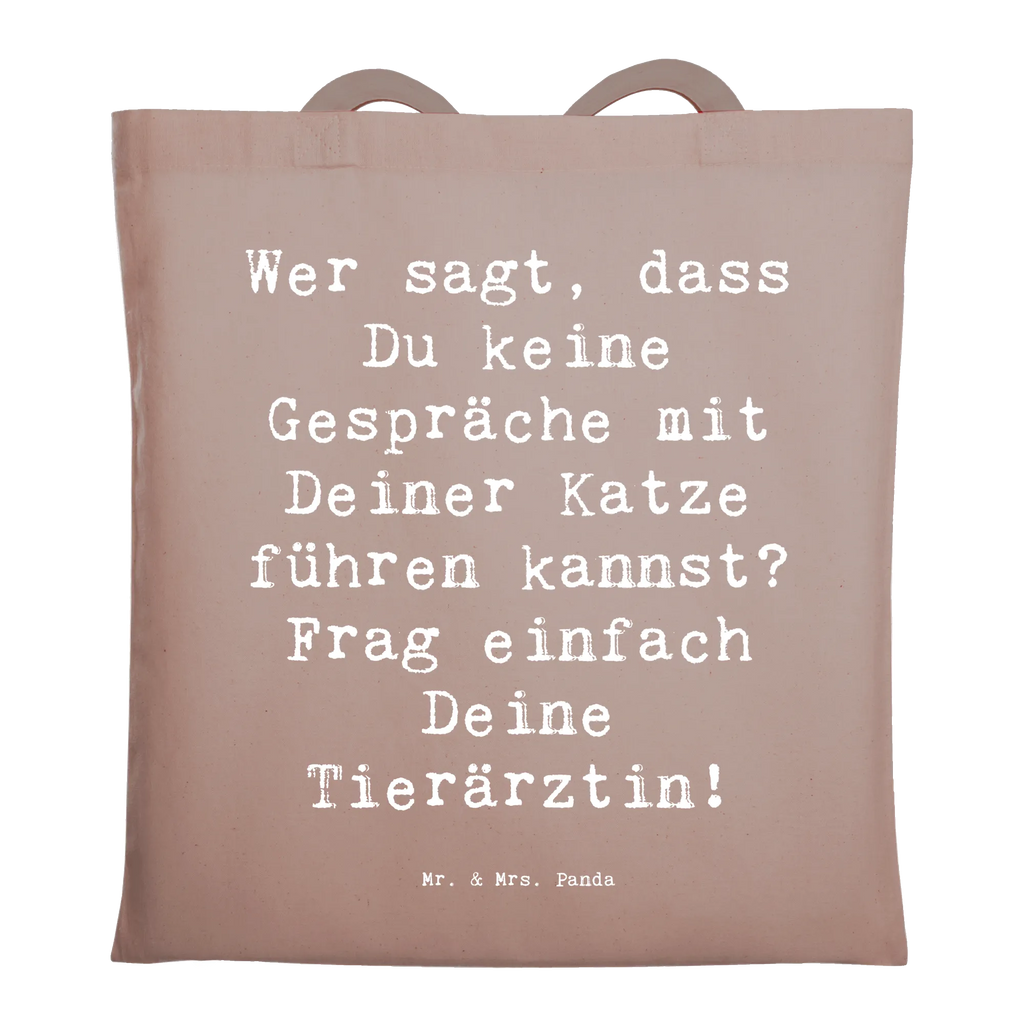 Tragetasche Spruch Wer sagt, dass Du keine Gespräche mit Deiner Katze führen kannst? Frag einfach Deine Tierärztin! Laptoptasche, Umhängetasche, Schultertasche, Beutel, Beuteltasche, Badetasche, Einkaufstüte, Einkaufstasche, Tragetasche, Strandtasche, Shopper, Jutetasche, Jutebeutel, Stofftasche, Stoffbeutel, Tasche, Beruf, Ausbildung, Jubiläum, Abschied, Rente, Kollege, Kollegin, Geschenk, Schenken, Arbeitskollege, Mitarbeiter, Firma, Danke, Dankeschön