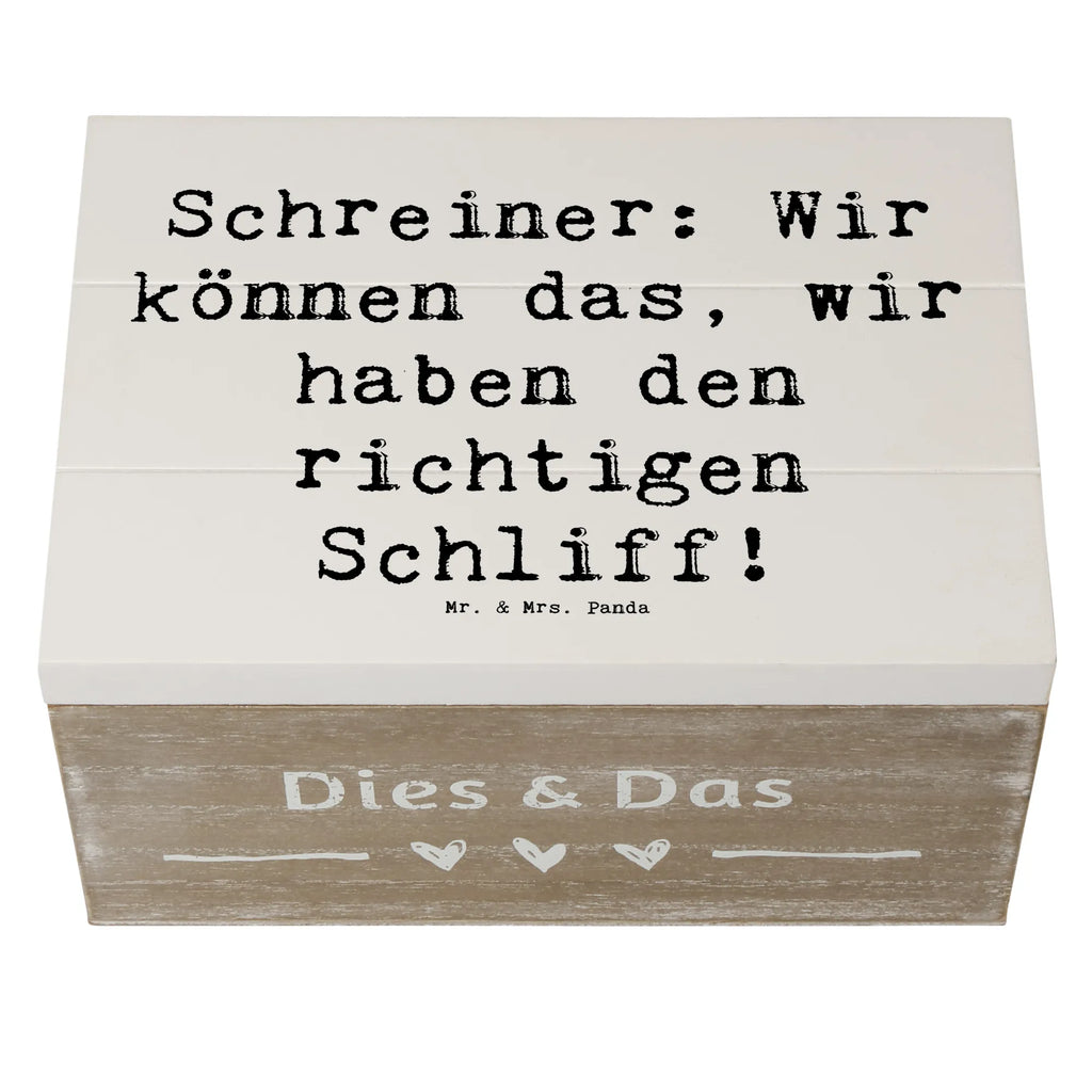 Holzkiste Spruch Schreiner: Wir können das, wir haben den richtigen Schliff! XXL, Truhe, Holzkiste, Dekokiste, Aufbewahrungsbox, Erinnerungskiste, Kiste, Schatulle, Geschenkbox, Geschenkdose, Erinnerungsbox, Schatzkiste, Beruf, Ausbildung, Jubiläum, Abschied, Rente, Kollege, Kollegin, Geschenk, Schenken, Arbeitskollege, Mitarbeiter, Firma, Danke, Dankeschön
