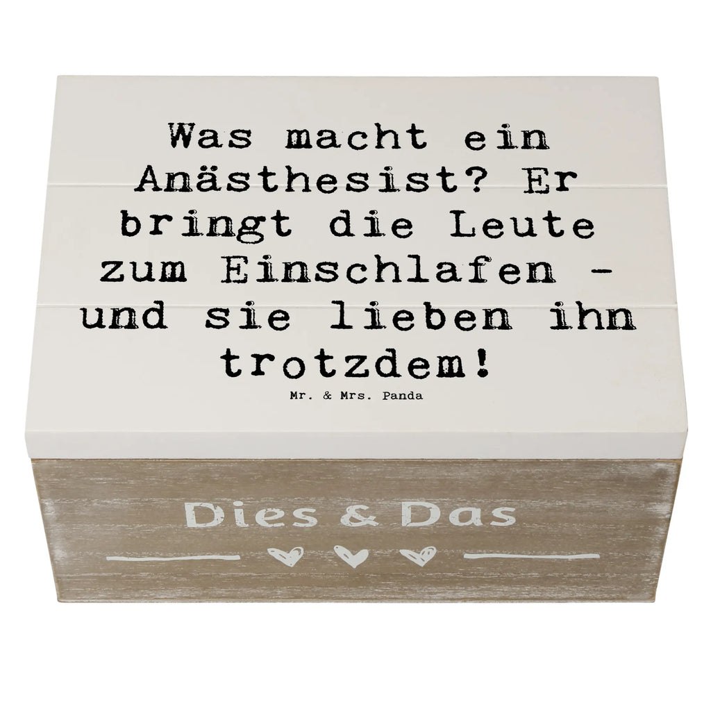 Holzkiste Spruch Was macht ein Anästhesist? Er bringt die Leute zum Einschlafen - und sie lieben ihn trotzdem! XXL, Holzkiste, Erinnerungsbox, Aufbewahrungsbox, Truhe, Kiste, Erinnerungskiste, Schatulle, Schatzkiste, Dekokiste, Geschenkbox, Geschenkdose, Beruf, Ausbildung, Jubiläum, Abschied, Rente, Kollege, Kollegin, Geschenk, Schenken, Arbeitskollege, Mitarbeiter, Firma, Danke, Dankeschön