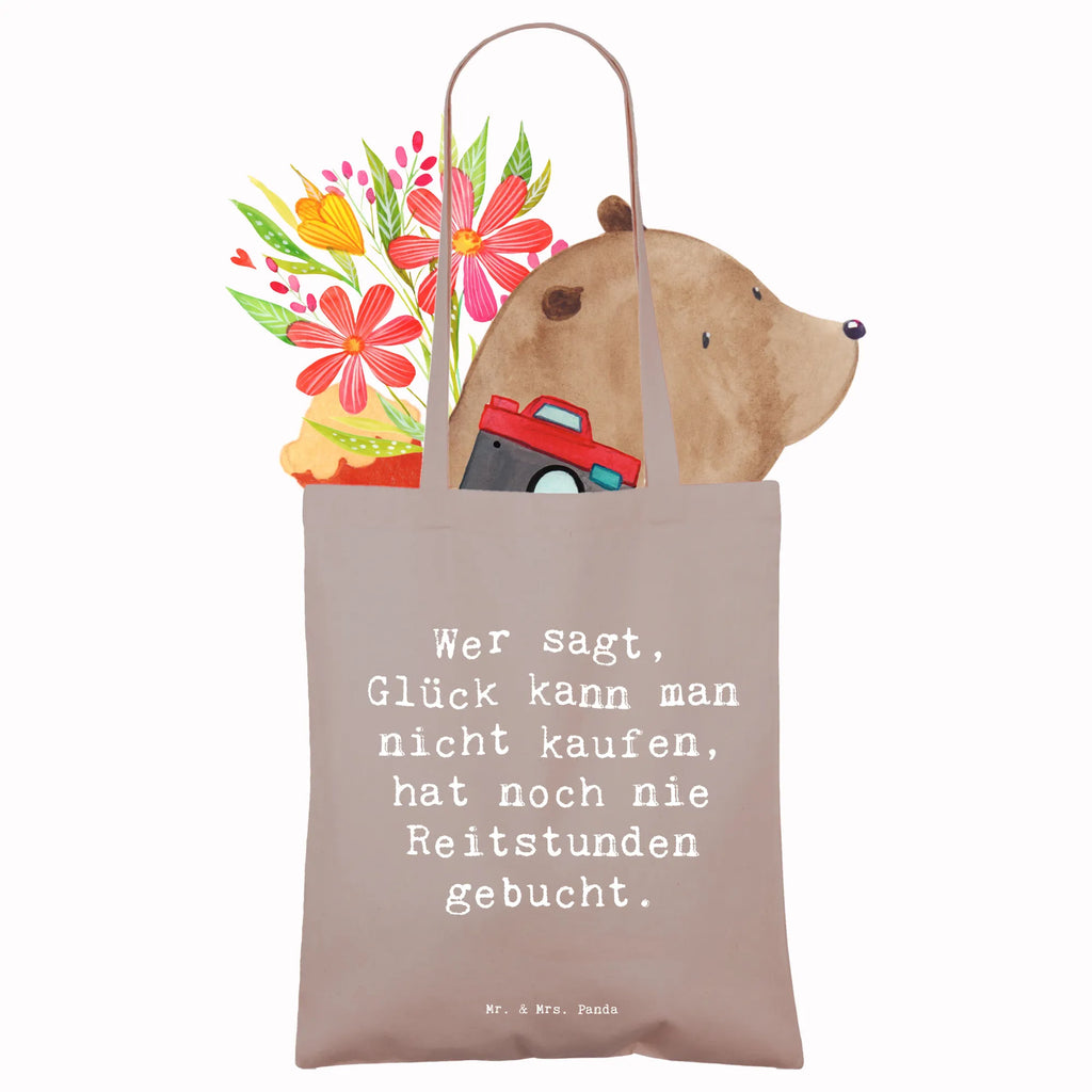 Tote bag Saying Wer sagt, Glück kann man nicht kaufen, hat noch nie Reitstunden gebucht. Tasche, Jutebeutel, Stoffbeutel, Einkaufstüte, Shopper, Tragetasche, Badetasche, Einkaufstasche, Stofftasche, Schultertasche, Beutel, Strandtasche, Laptoptasche, Umhängetasche, Jutetasche, Beuteltasche, Beruf, Ausbildung, Jubiläum, Abschied, Rente, Kollege, Kollegin, Geschenk, Schenken, Arbeitskollege, Mitarbeiter, Firma, Danke, Dankeschön