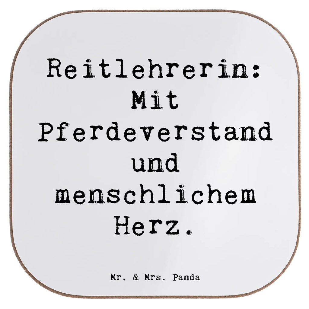 Square coaster Saying Reitlehrerin: Mit Pferdeverstand und menschlichem Herz. Glasuntersetzer, Untersetzer Gläser, Korkuntersetzer, Untersetzer Design, Untersetzer aus Holz, Bierdeckel, Untersetzer Holz, Holzuntersetzer, Untersetzer, Untersetzer für Gläser, Getränkeuntersetzer, Tassen Untersetzer, Beruf, Ausbildung, Jubiläum, Abschied, Rente, Kollege, Kollegin, Geschenk, Schenken, Arbeitskollege, Mitarbeiter, Firma, Danke, Dankeschön