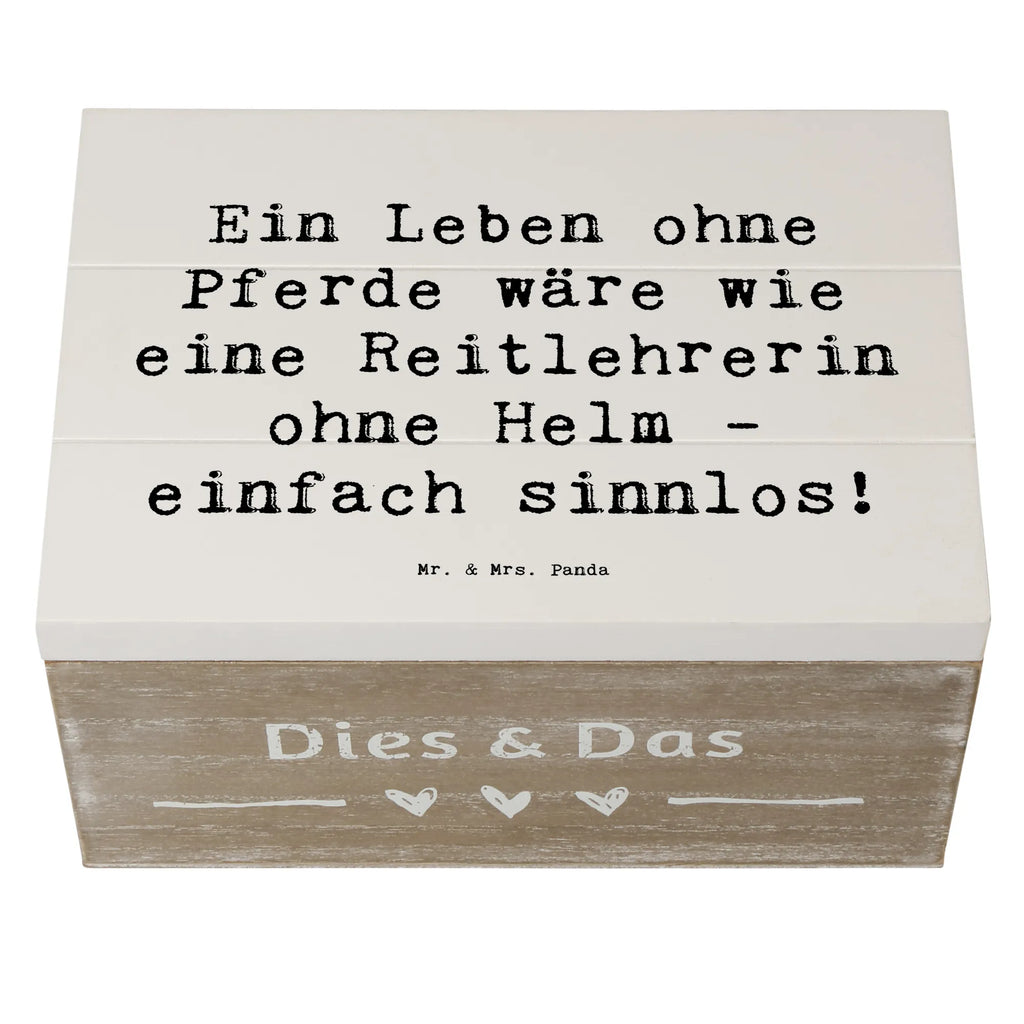 Wooden chest Saying Ein Leben ohne Pferde wäre wie eine Reitlehrerin ohne Helm - einfach sinnlos! Geschenkbox, Dekokiste, Aufbewahrungsbox, Erinnerungsbox, Erinnerungskiste, Truhe, Geschenkdose, Kiste, Holzkiste, Schatulle, XXL, Schatzkiste, Beruf, Ausbildung, Jubiläum, Abschied, Rente, Kollege, Kollegin, Geschenk, Schenken, Arbeitskollege, Mitarbeiter, Firma, Danke, Dankeschön