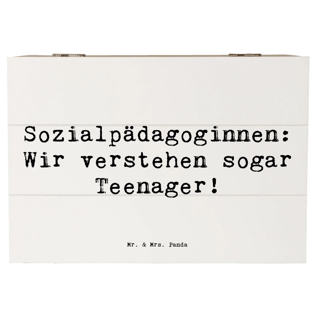 Holzkiste Spruch Sozialpädagoginnen: Wir verstehen sogar Teenager! Schatulle, Dekokiste, Erinnerungskiste, Aufbewahrungsbox, Truhe, Erinnerungsbox, Schatzkiste, Geschenkbox, Geschenkdose, Holzkiste, XXL, Kiste, Beruf, Ausbildung, Jubiläum, Abschied, Rente, Kollege, Kollegin, Geschenk, Schenken, Arbeitskollege, Mitarbeiter, Firma, Danke, Dankeschön