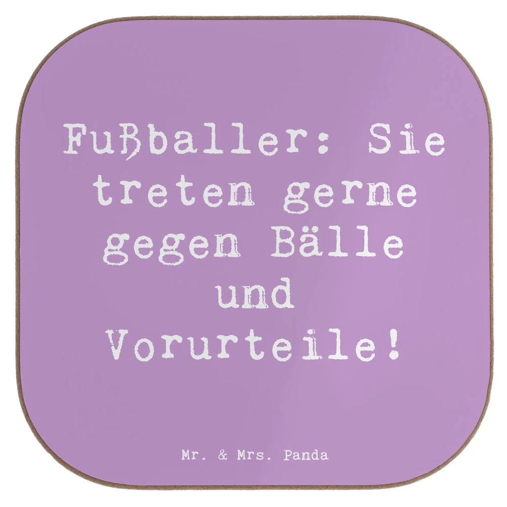Square coaster Saying Fußballer: Sie treten gerne gegen Bälle und Vorurteile! Untersetzer Gläser, Untersetzer, Glasuntersetzer, Korkuntersetzer, Tassen Untersetzer, Untersetzer für Gläser, Bierdeckel, Holzuntersetzer, Untersetzer aus Holz, Untersetzer Holz, Getränkeuntersetzer, Untersetzer Design, Beruf, Ausbildung, Jubiläum, Abschied, Rente, Kollege, Kollegin, Geschenk, Schenken, Arbeitskollege, Mitarbeiter, Firma, Danke, Dankeschön