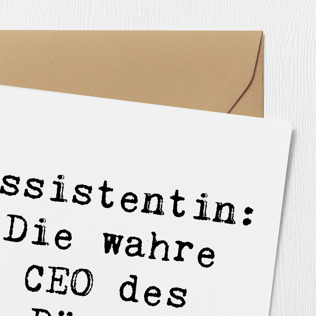 Deluxe Card Saying Assistentin: Die wahre CEO des Büros. Hochzeitskarte, Einladungskarte, Geburtstagskarte, Hochwertige Grußkarte, Hochwertige Klappkarte, Glückwunschkarte, Klappkarte, Karte, Grußkarte, Beruf, Ausbildung, Jubiläum, Abschied, Rente, Kollege, Kollegin, Geschenk, Schenken, Arbeitskollege, Mitarbeiter, Firma, Danke, Dankeschön