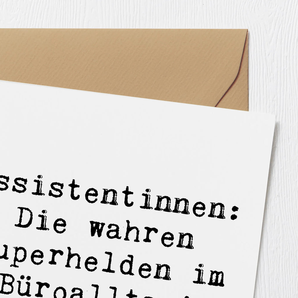 Deluxe Card Saying Assistentinnen: Die wahren Superhelden im Büroalltag! Karte, Klappkarte, Hochzeitskarte, Glückwunschkarte, Hochwertige Klappkarte, Geburtstagskarte, Grußkarte, Hochwertige Grußkarte, Einladungskarte, Beruf, Ausbildung, Jubiläum, Abschied, Rente, Kollege, Kollegin, Geschenk, Schenken, Arbeitskollege, Mitarbeiter, Firma, Danke, Dankeschön