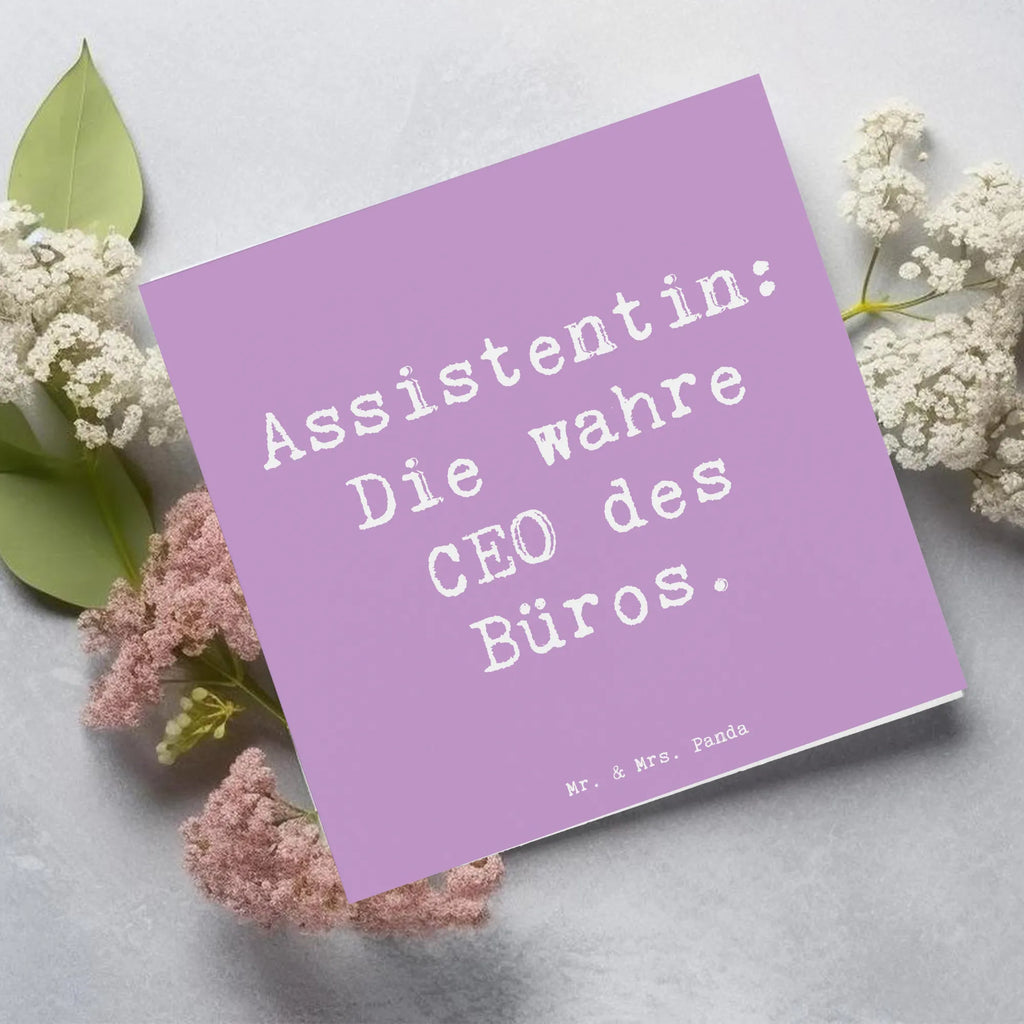 Deluxe Card Saying Assistentin: Die wahre CEO des Büros. Hochzeitskarte, Einladungskarte, Geburtstagskarte, Hochwertige Grußkarte, Hochwertige Klappkarte, Glückwunschkarte, Klappkarte, Karte, Grußkarte, Beruf, Ausbildung, Jubiläum, Abschied, Rente, Kollege, Kollegin, Geschenk, Schenken, Arbeitskollege, Mitarbeiter, Firma, Danke, Dankeschön
