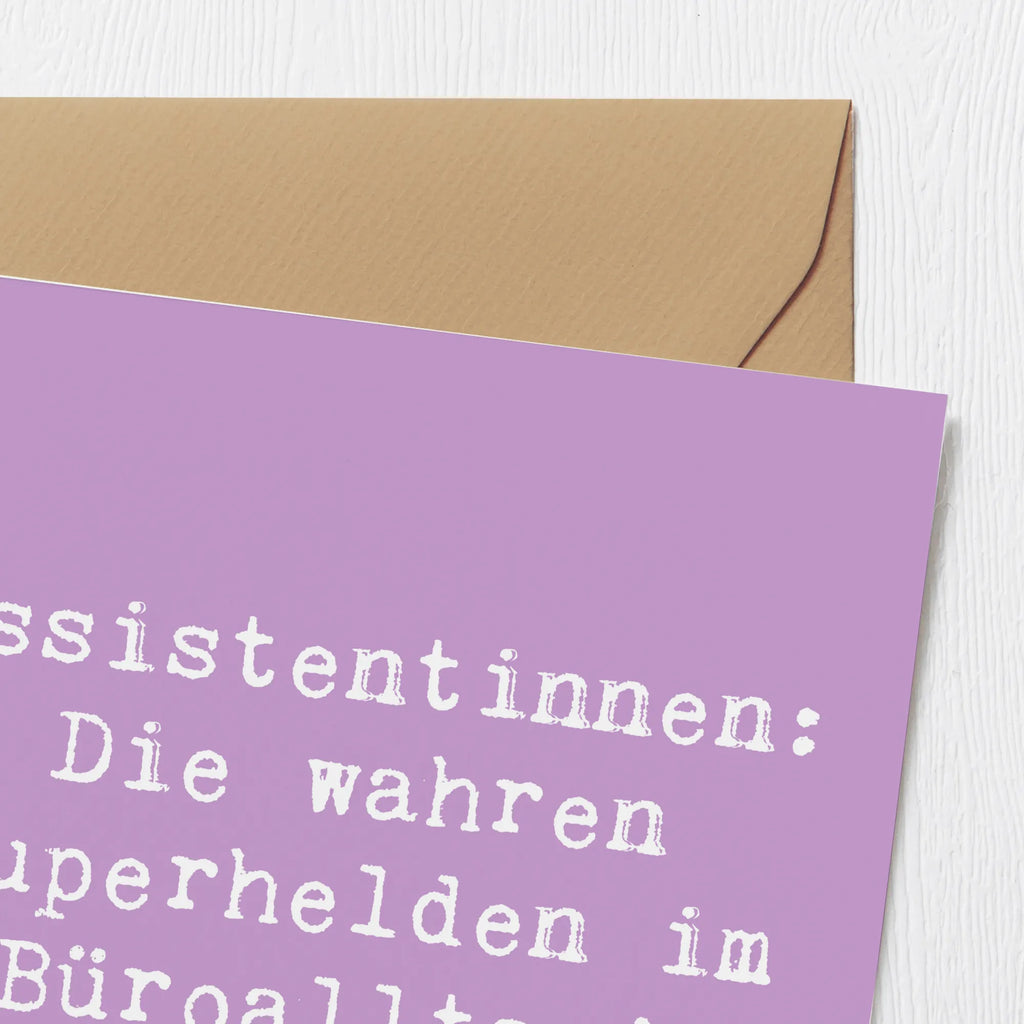 Deluxe Card Saying Assistentinnen: Die wahren Superhelden im Büroalltag! Karte, Klappkarte, Hochzeitskarte, Glückwunschkarte, Hochwertige Klappkarte, Geburtstagskarte, Grußkarte, Hochwertige Grußkarte, Einladungskarte, Beruf, Ausbildung, Jubiläum, Abschied, Rente, Kollege, Kollegin, Geschenk, Schenken, Arbeitskollege, Mitarbeiter, Firma, Danke, Dankeschön