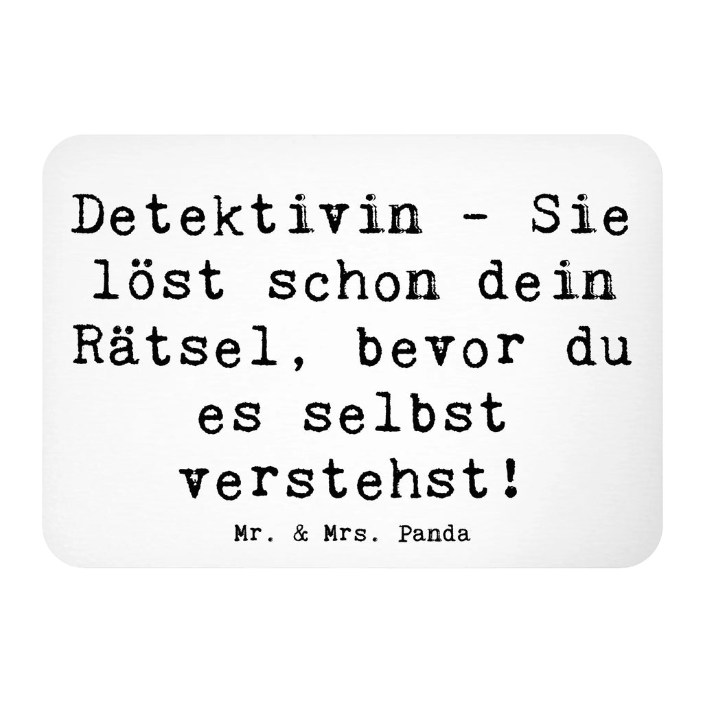 Magnet Spruch Detektivin - Sie löst schon dein Rätsel, bevor du es selbst verstehst! Pinnwandmagnet, Souvenir Magnet, Motivmagnete, Notiz Magnet, Whiteboard Magnet, Dekomagnet, Kühlschrankmagnet, Kühlschrank Dekoration, Beruf, Ausbildung, Jubiläum, Abschied, Rente, Kollege, Kollegin, Geschenk, Schenken, Arbeitskollege, Mitarbeiter, Firma, Danke, Dankeschön