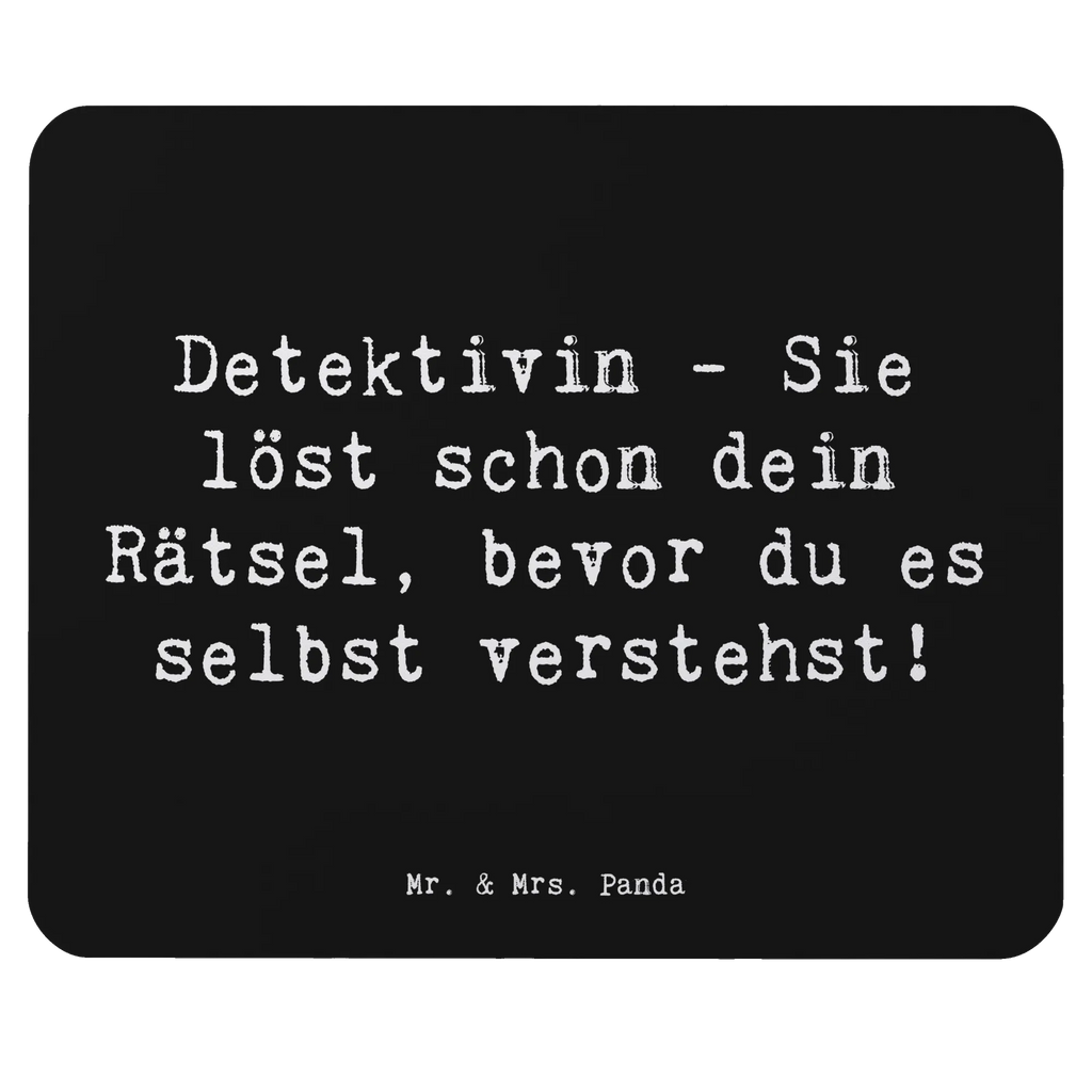 Mouse mat Saying Detektivin - Sie löst schon dein Rätsel, bevor du es selbst verstehst! Designer Mauspad, Einzigartiges Mauspad, Mausunterlage, Mauspad Büro, PC Zubehör, Büroausstattung, Arbeitszimmer, Mauspad, Mousepad, Computer zubehör, Beruf, Ausbildung, Jubiläum, Abschied, Rente, Kollege, Kollegin, Geschenk, Schenken, Arbeitskollege, Mitarbeiter, Firma, Danke, Dankeschön