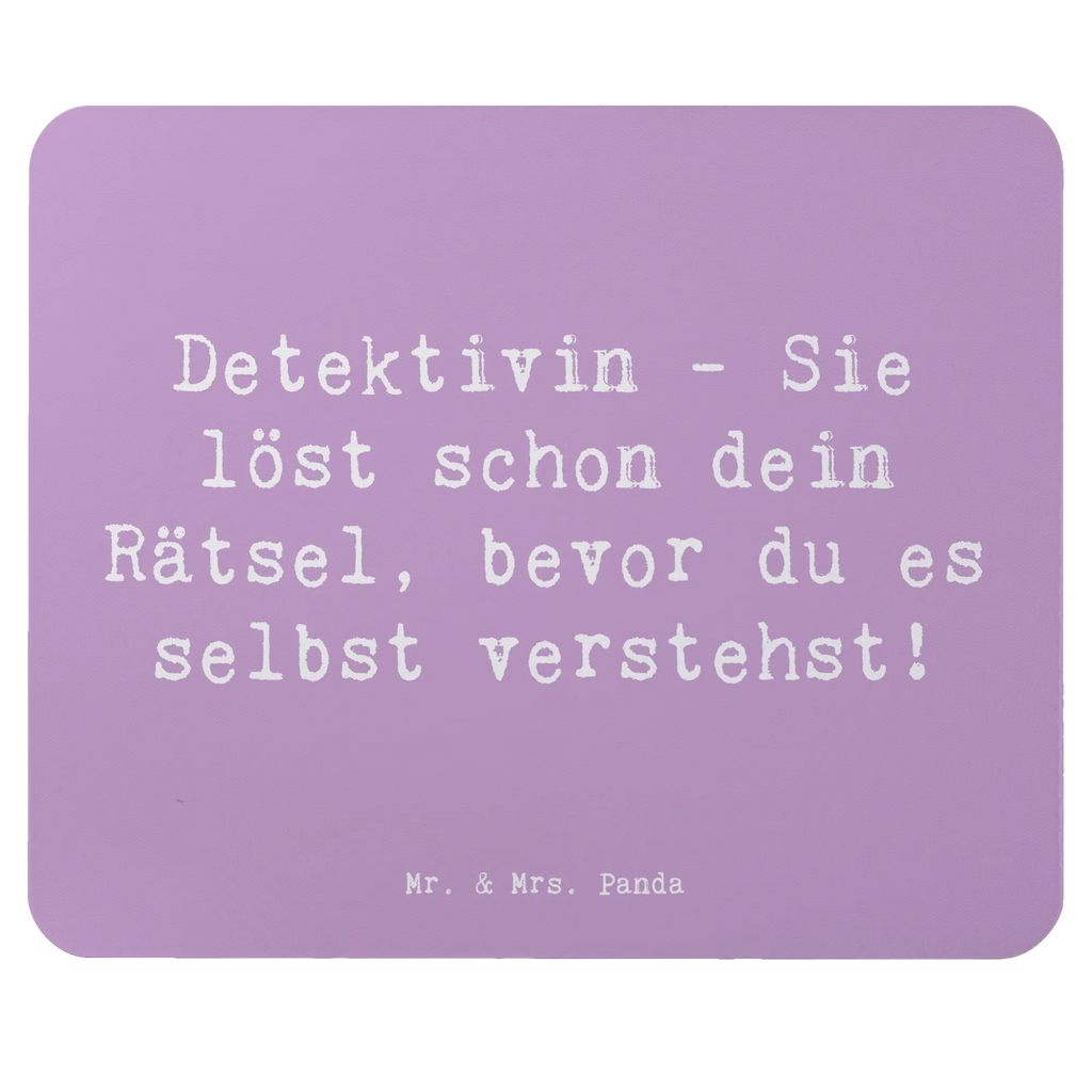 Mouse mat Saying Detektivin - Sie löst schon dein Rätsel, bevor du es selbst verstehst! Designer Mauspad, Einzigartiges Mauspad, Mausunterlage, Mauspad Büro, PC Zubehör, Büroausstattung, Arbeitszimmer, Mauspad, Mousepad, Computer zubehör, Beruf, Ausbildung, Jubiläum, Abschied, Rente, Kollege, Kollegin, Geschenk, Schenken, Arbeitskollege, Mitarbeiter, Firma, Danke, Dankeschön