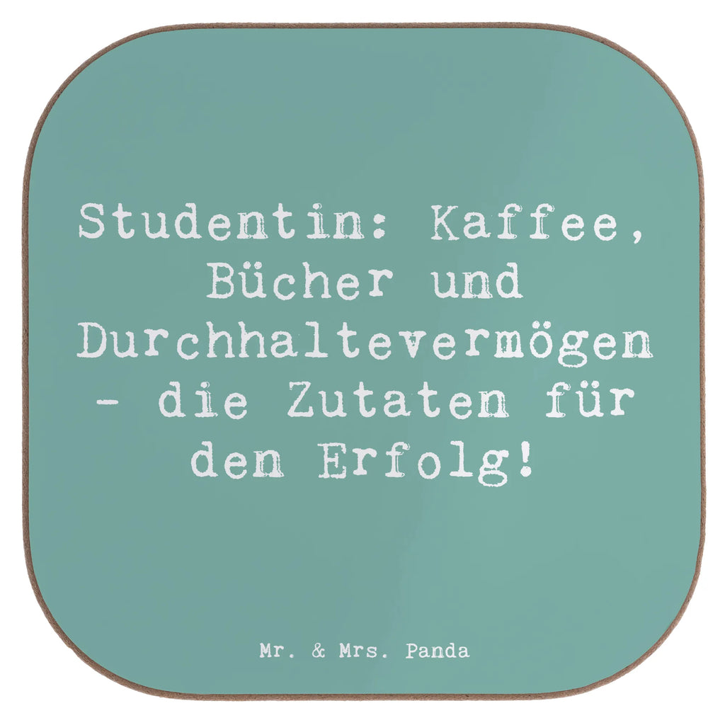 Square coaster Saying Studentin: Kaffee, Bücher und Durchhaltevermögen - die Zutaten für den Erfolg! Getränkeuntersetzer, Glasuntersetzer, Tassen Untersetzer, Holzuntersetzer, Untersetzer Holz, Untersetzer für Gläser, Untersetzer aus Holz, Bierdeckel, Untersetzer Design, Korkuntersetzer, Untersetzer Gläser, Untersetzer, Beruf, Ausbildung, Jubiläum, Abschied, Rente, Kollege, Kollegin, Geschenk, Schenken, Arbeitskollege, Mitarbeiter, Firma, Danke, Dankeschön