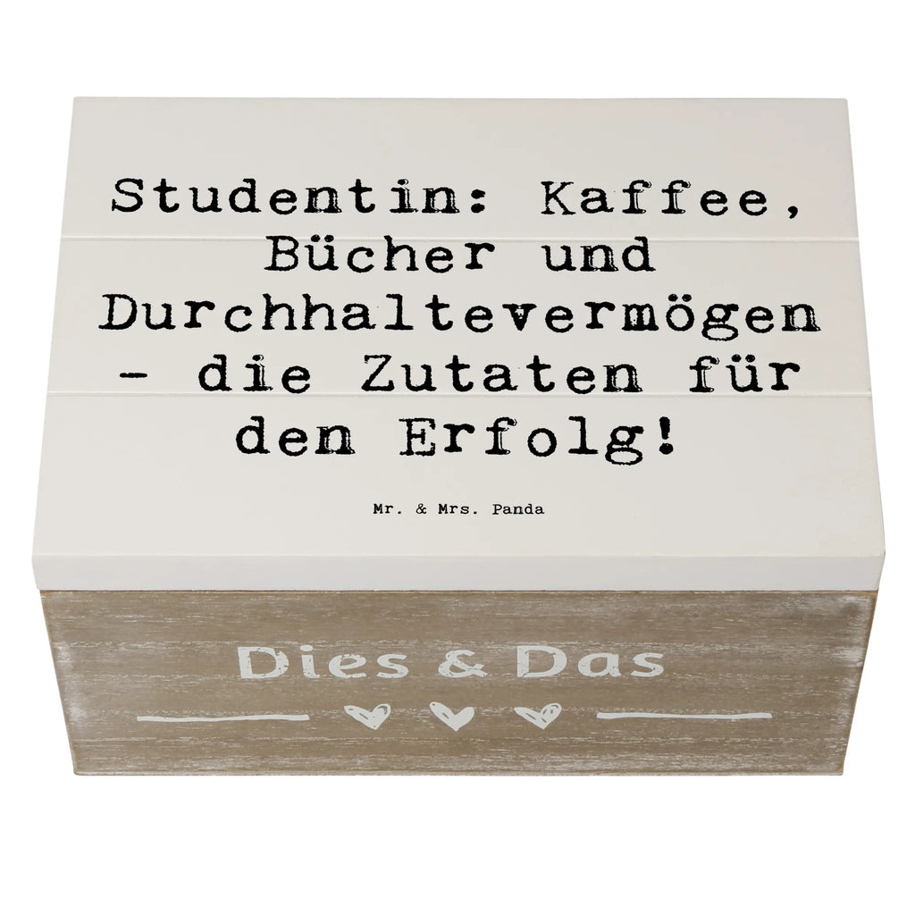 Wooden chest Saying Studentin: Kaffee, Bücher und Durchhaltevermögen - die Zutaten für den Erfolg! Aufbewahrungsbox Holz, Holztruhe, Holzbox mit Deckel, Holzkisten, aufbewahrungskisten, aufbewahrungstruhe, Holzkiste mit Deckel, Box aus Holz, box holz, aufbewahrungskiste mit deckel, Schatulle, truhe holz, Holzkiste, holzschatulle, holztruhen, Holzboxen, aufbewahrungsboxen, Aufbewahrungskiste, Aufbewahrungsbox, holzkästchen, Aufbewahrungsbox aus Holz, Holz Aufbewahrungsbox, Holzbox, holzschachtel, kiste holz, Geschenk, Danke, Dankeschön, Schenken, Beruf, Ausbildung, Abschied, Rente, Kollege, Kollegin, Arbeitskollege, Mitarbeiter, Jubiläum, Firma