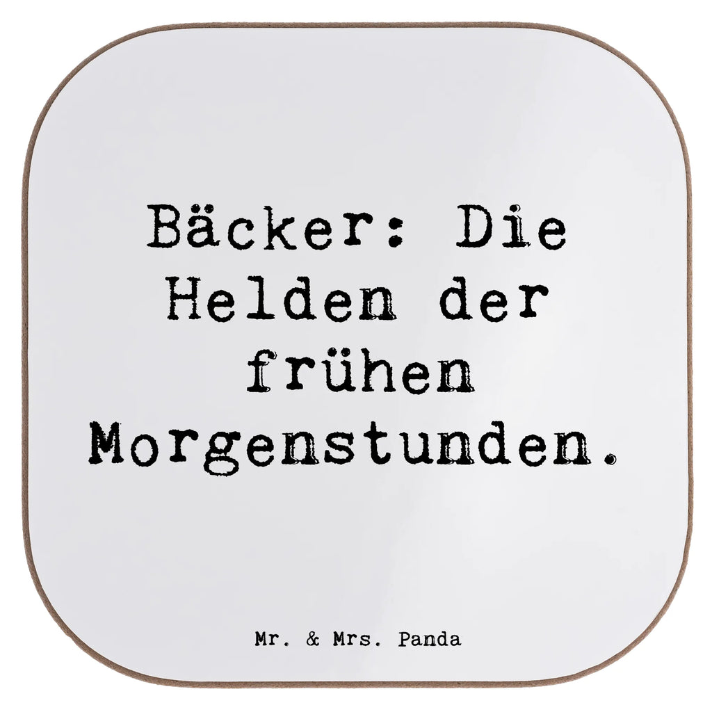 Square coaster Saying Bäcker: Die Helden der frühen Morgenstunden. Holzuntersetzer, Untersetzer Design, Untersetzer aus Holz, Getränkeuntersetzer, Glasuntersetzer, Korkuntersetzer, Untersetzer für Gläser, Untersetzer Gläser, Bierdeckel, Tassen Untersetzer, Untersetzer, Untersetzer Holz, Beruf, Ausbildung, Jubiläum, Abschied, Rente, Kollege, Kollegin, Geschenk, Schenken, Arbeitskollege, Mitarbeiter, Firma, Danke, Dankeschön