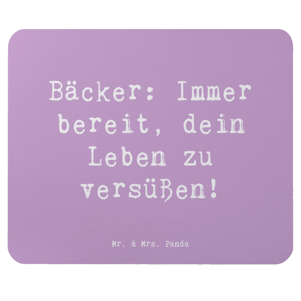 Mouse mat Saying Bäcker: Immer bereit, dein Leben zu versüßen! Arbeitszimmer, Designer Mauspad, Mausunterlage, Mauspad Büro, Mousepad, Computer zubehör, PC Zubehör, Einzigartiges Mauspad, Büroausstattung, Mauspad, Beruf, Ausbildung, Jubiläum, Abschied, Rente, Kollege, Kollegin, Geschenk, Schenken, Arbeitskollege, Mitarbeiter, Firma, Danke, Dankeschön