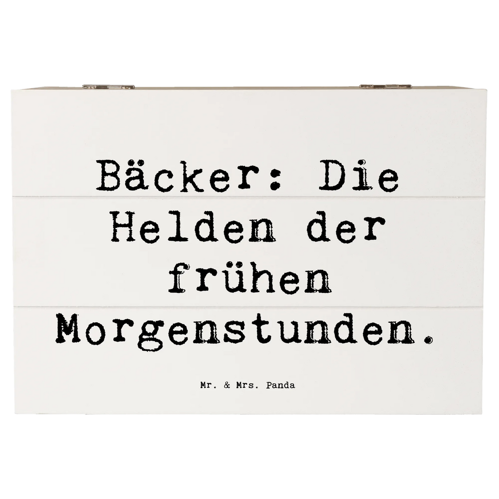 Wooden chest Saying Bäcker: Die Helden der frühen Morgenstunden. Schatzkiste, Aufbewahrungsbox, Geschenkdose, Truhe, Kiste, Erinnerungskiste, Geschenkbox, Dekokiste, XXL, Schatulle, Erinnerungsbox, Holzkiste, Beruf, Ausbildung, Jubiläum, Abschied, Rente, Kollege, Kollegin, Geschenk, Schenken, Arbeitskollege, Mitarbeiter, Firma, Danke, Dankeschön