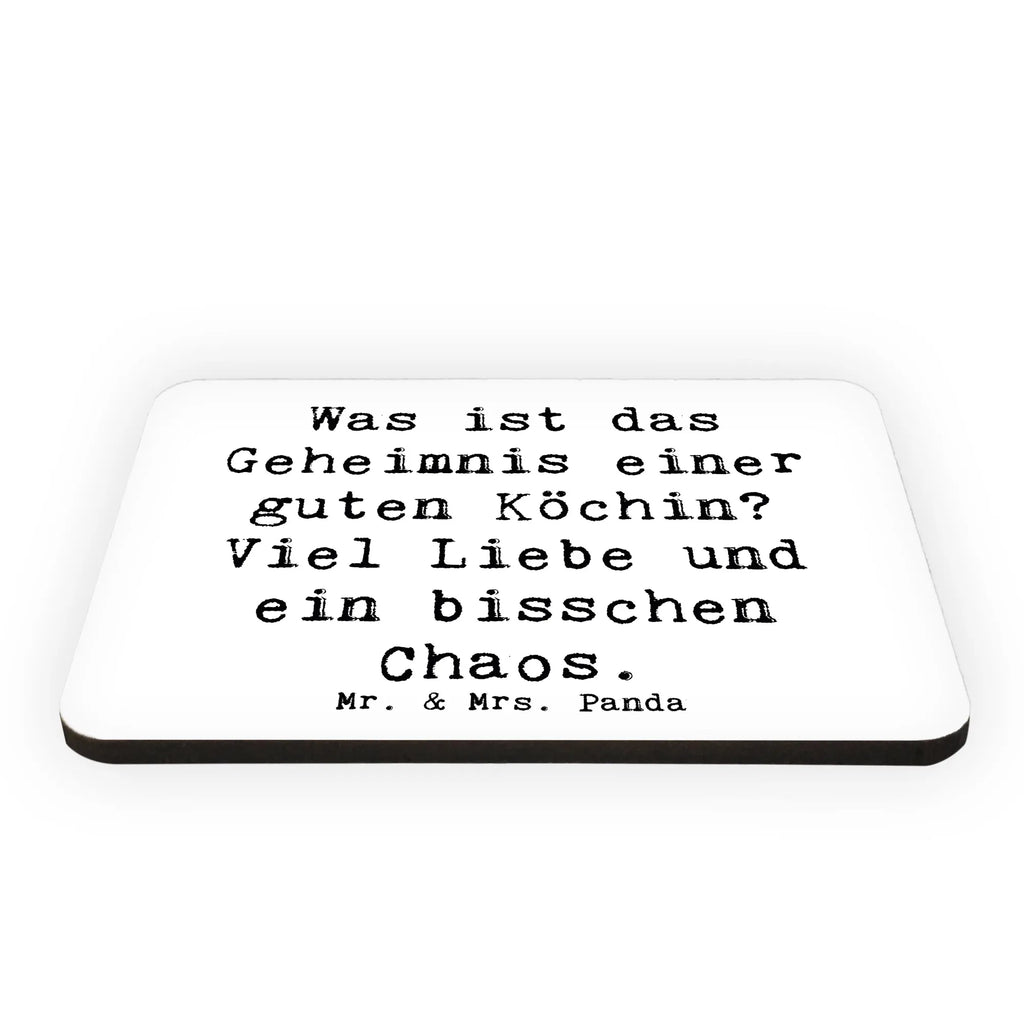 Magnet Spruch Was ist das Geheimnis einer guten Köchin? Viel Liebe und ein bisschen Chaos. Whiteboard Magnet, Motivmagnete, Dekomagnet, Kühlschrankmagnet, Notiz Magnet, Souvenir Magnet, Kühlschrank Dekoration, Pinnwandmagnet, Beruf, Ausbildung, Jubiläum, Abschied, Rente, Kollege, Kollegin, Geschenk, Schenken, Arbeitskollege, Mitarbeiter, Firma, Danke, Dankeschön