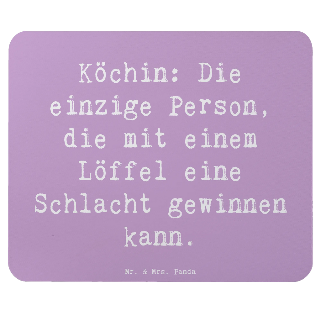 Mouse mat Saying Köchin: Die einzige Person, die mit einem Löffel eine Schlacht gewinnen kann. Mausunterlage, Mauspad Büro, Einzigartiges Mauspad, PC Zubehör, Computer zubehör, Arbeitszimmer, Büroausstattung, Mauspad, Designer Mauspad, Mousepad, Beruf, Ausbildung, Jubiläum, Abschied, Rente, Kollege, Kollegin, Geschenk, Schenken, Arbeitskollege, Mitarbeiter, Firma, Danke, Dankeschön