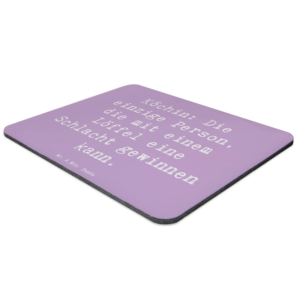 Mouse mat Saying Köchin: Die einzige Person, die mit einem Löffel eine Schlacht gewinnen kann. Mausunterlage, Mauspad Büro, Einzigartiges Mauspad, PC Zubehör, Computer zubehör, Arbeitszimmer, Büroausstattung, Mauspad, Designer Mauspad, Mousepad, Beruf, Ausbildung, Jubiläum, Abschied, Rente, Kollege, Kollegin, Geschenk, Schenken, Arbeitskollege, Mitarbeiter, Firma, Danke, Dankeschön